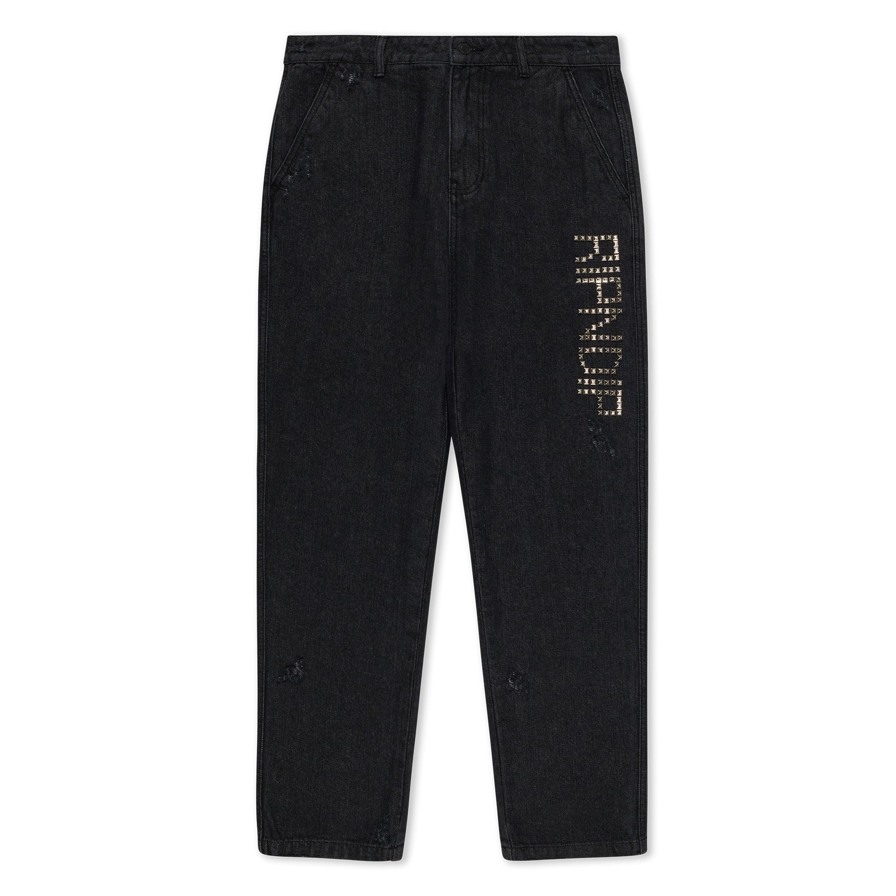ROCKSTAR DISTRESSED DENIM PANTS