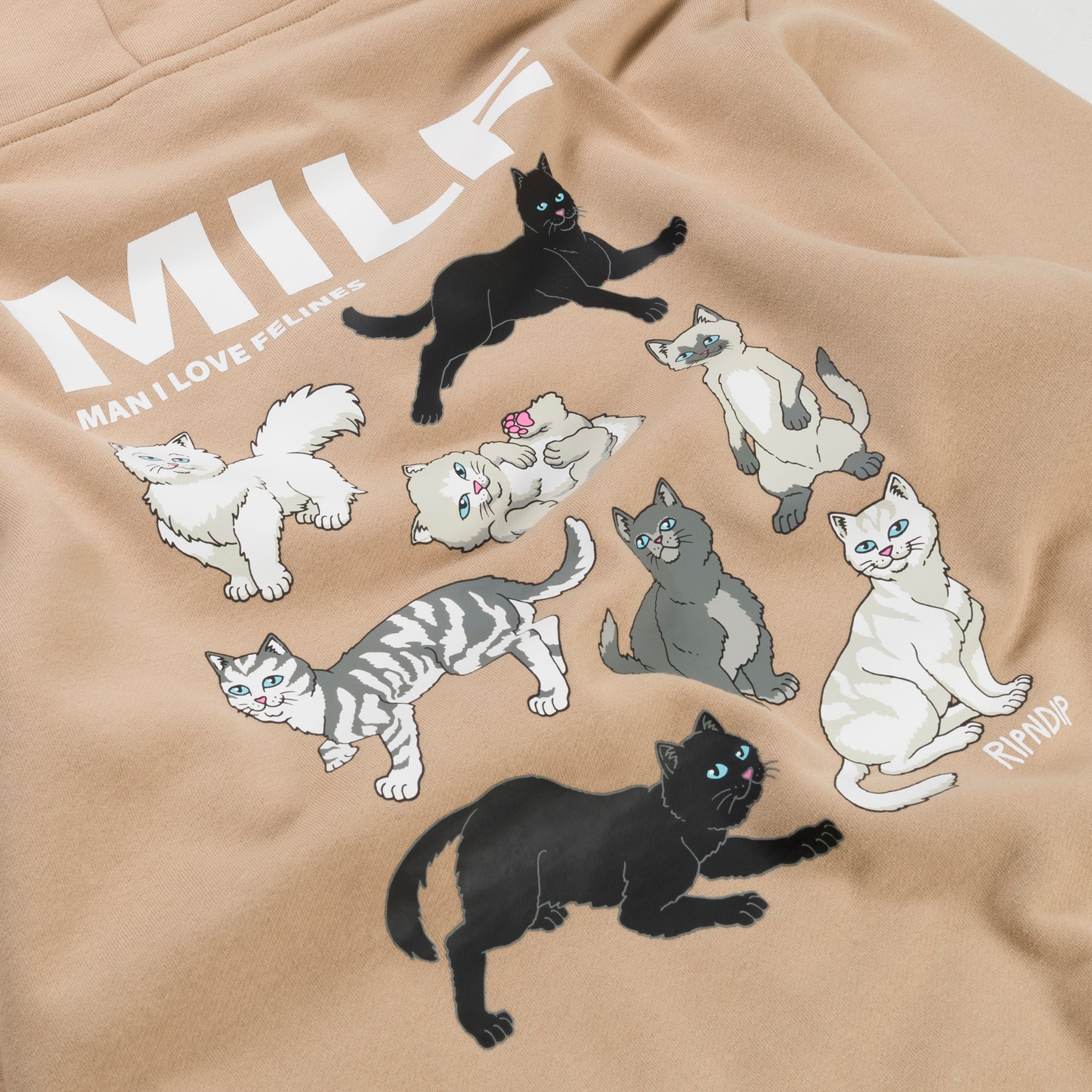 MAN I LOVE FELINES HOODIE