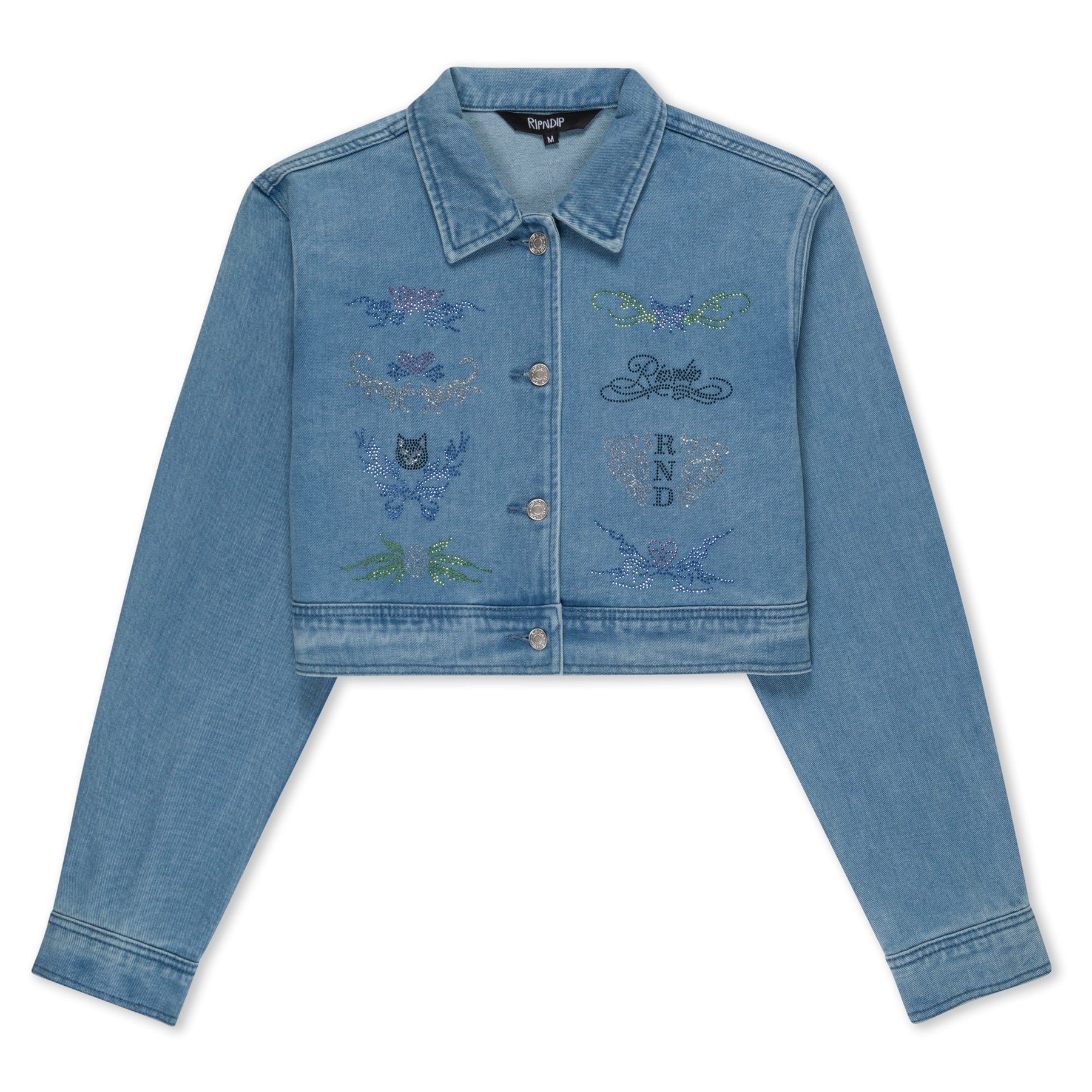 HYAENA CROPPED DENIM JACKET