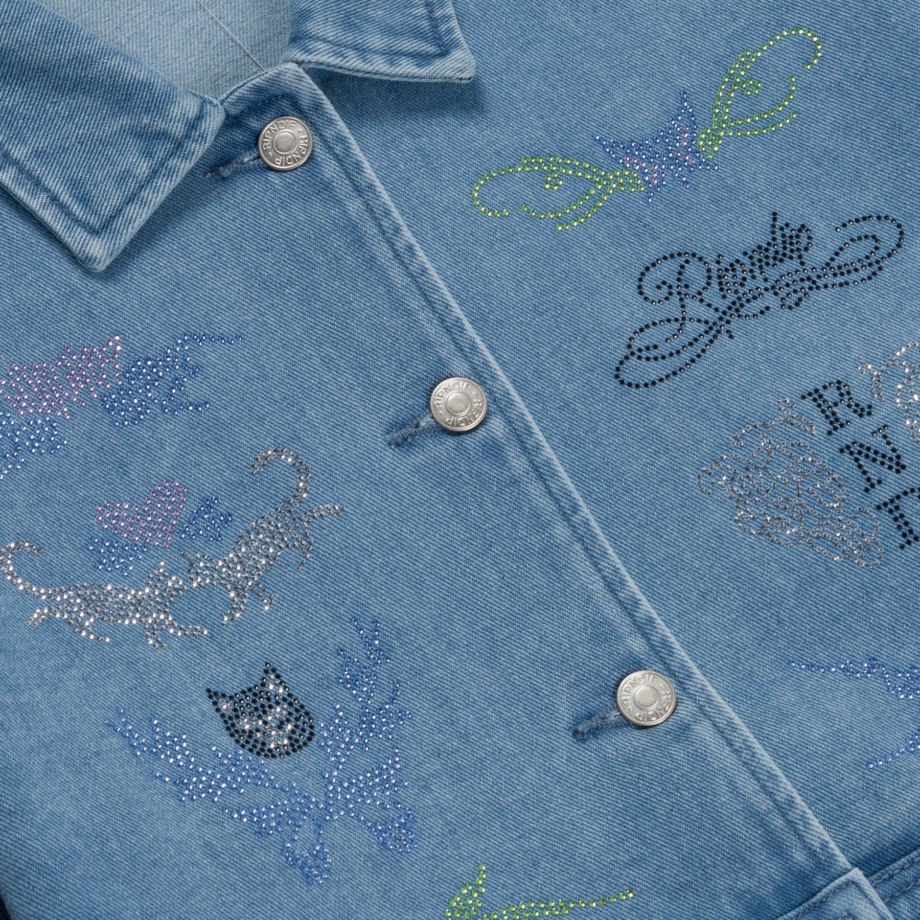 HYAENA CROPPED DENIM JACKET