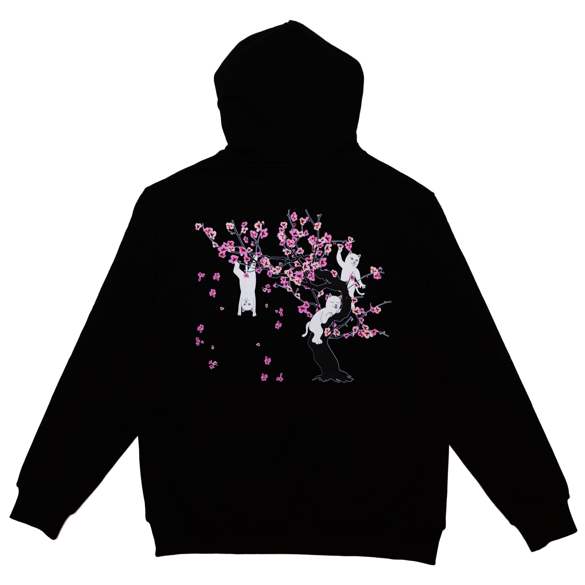 CHERRY BLOSSOM HOODIE (BLACK)