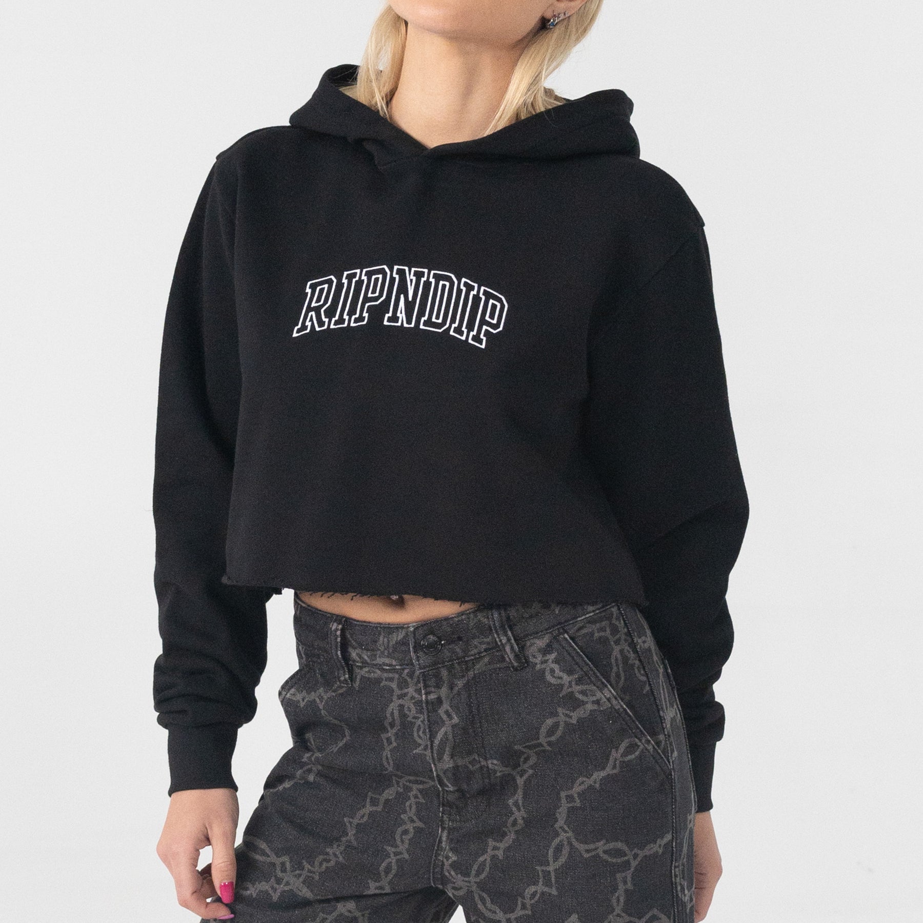 TEAM SPIRIT CROPPED HOODIE