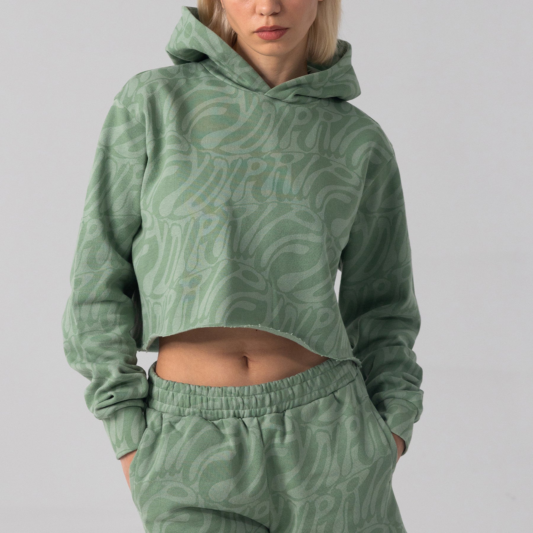 WILSHIRE CROPPED HOODIE