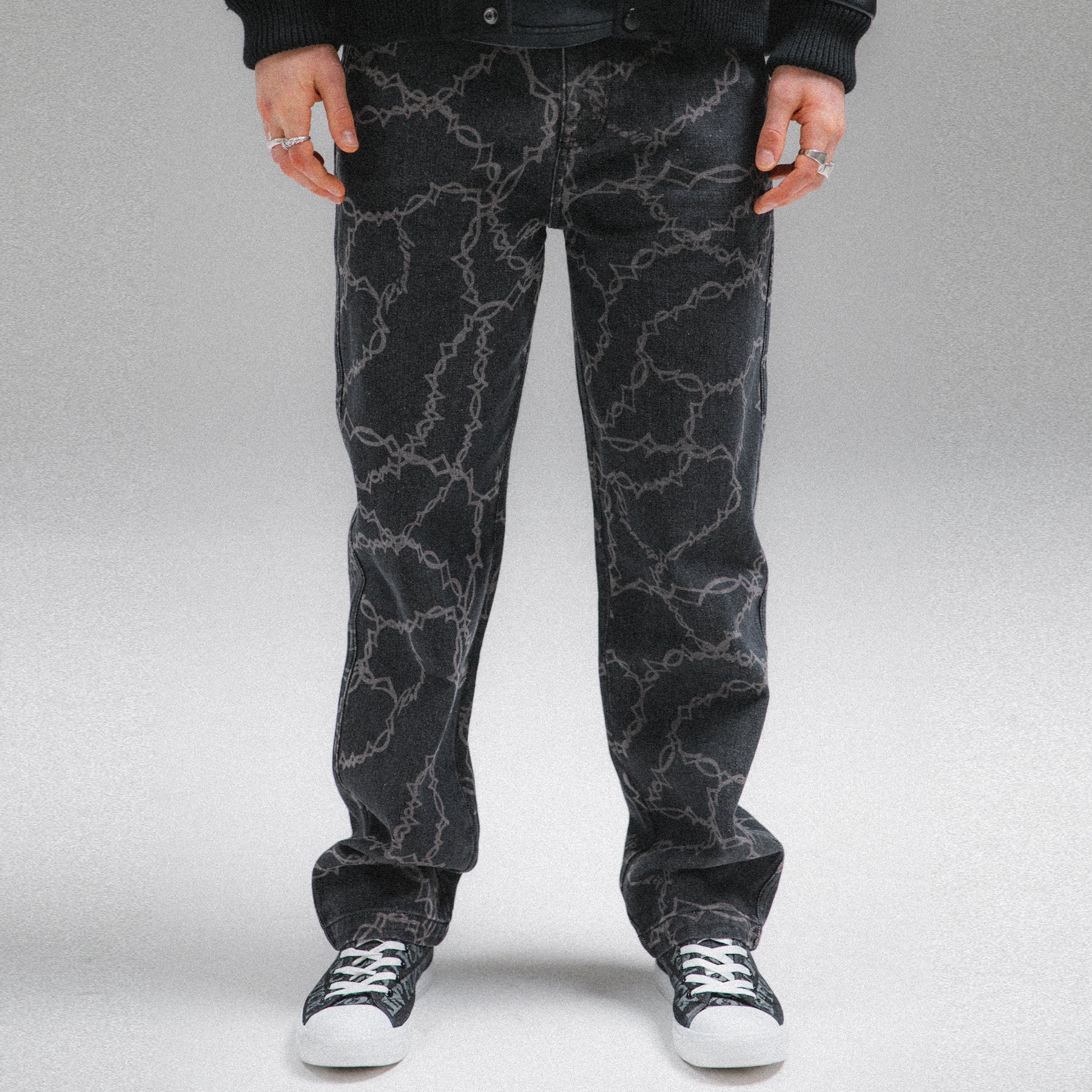 WIRED DENIM PANTS
