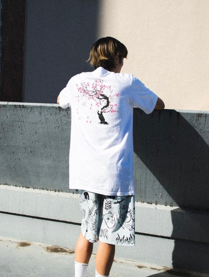 Cherry B Tee (White)