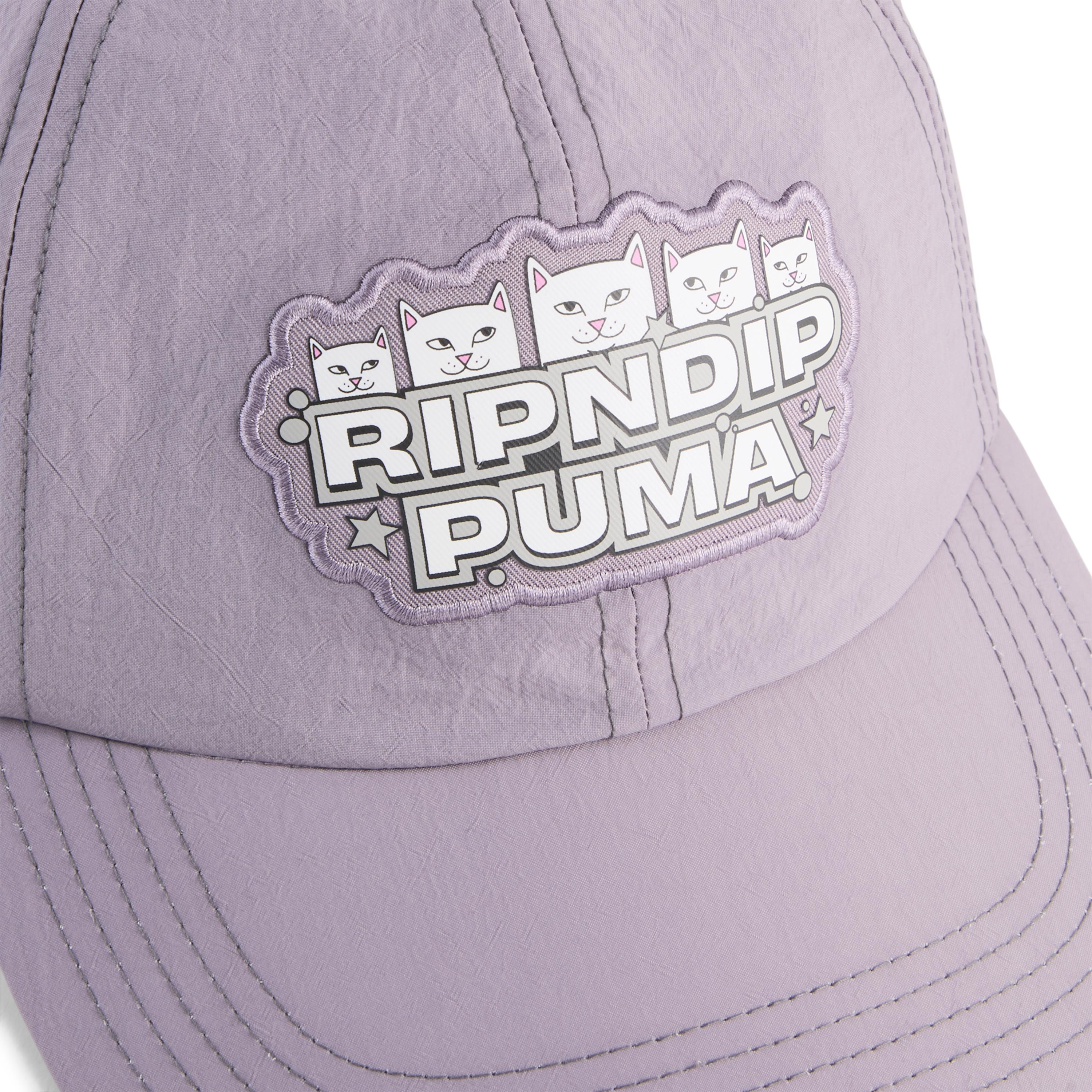 PUMA × RIPNDIP DAD CAP (PLUM JAM)