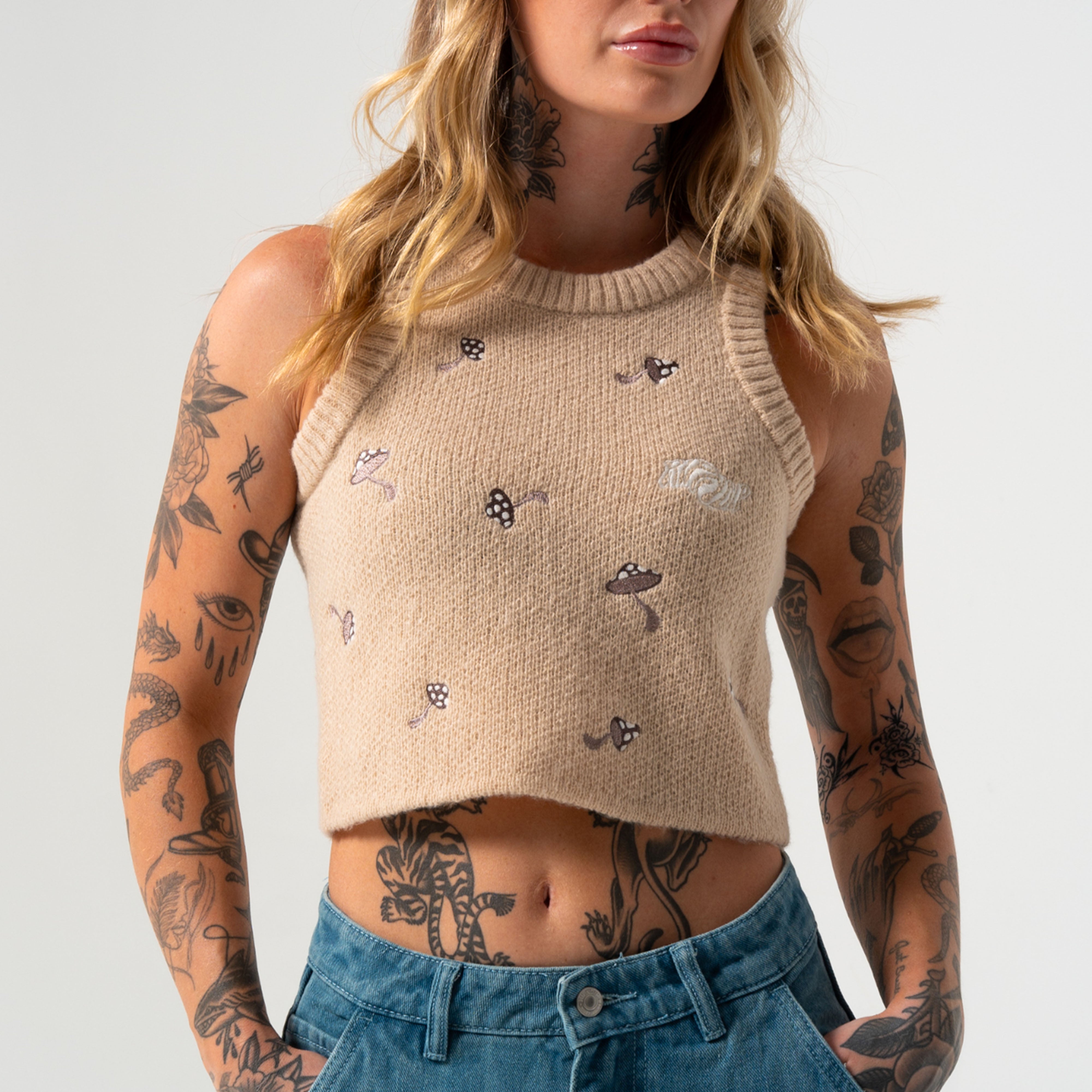 EUPHORIA KNIT CROP TOP