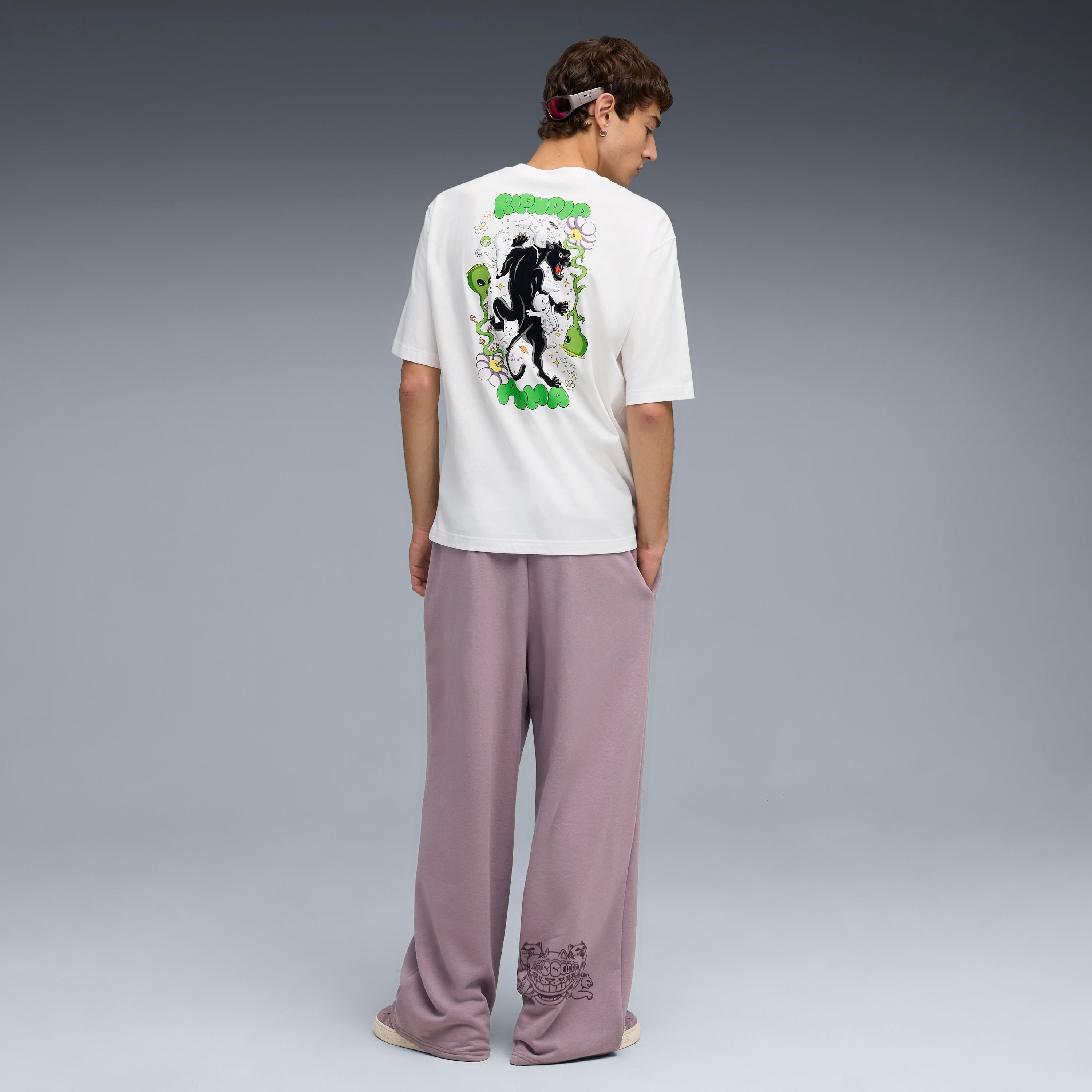 PUMA × RIPNDIP BOXY GRAPHIC TEE (WHITE)