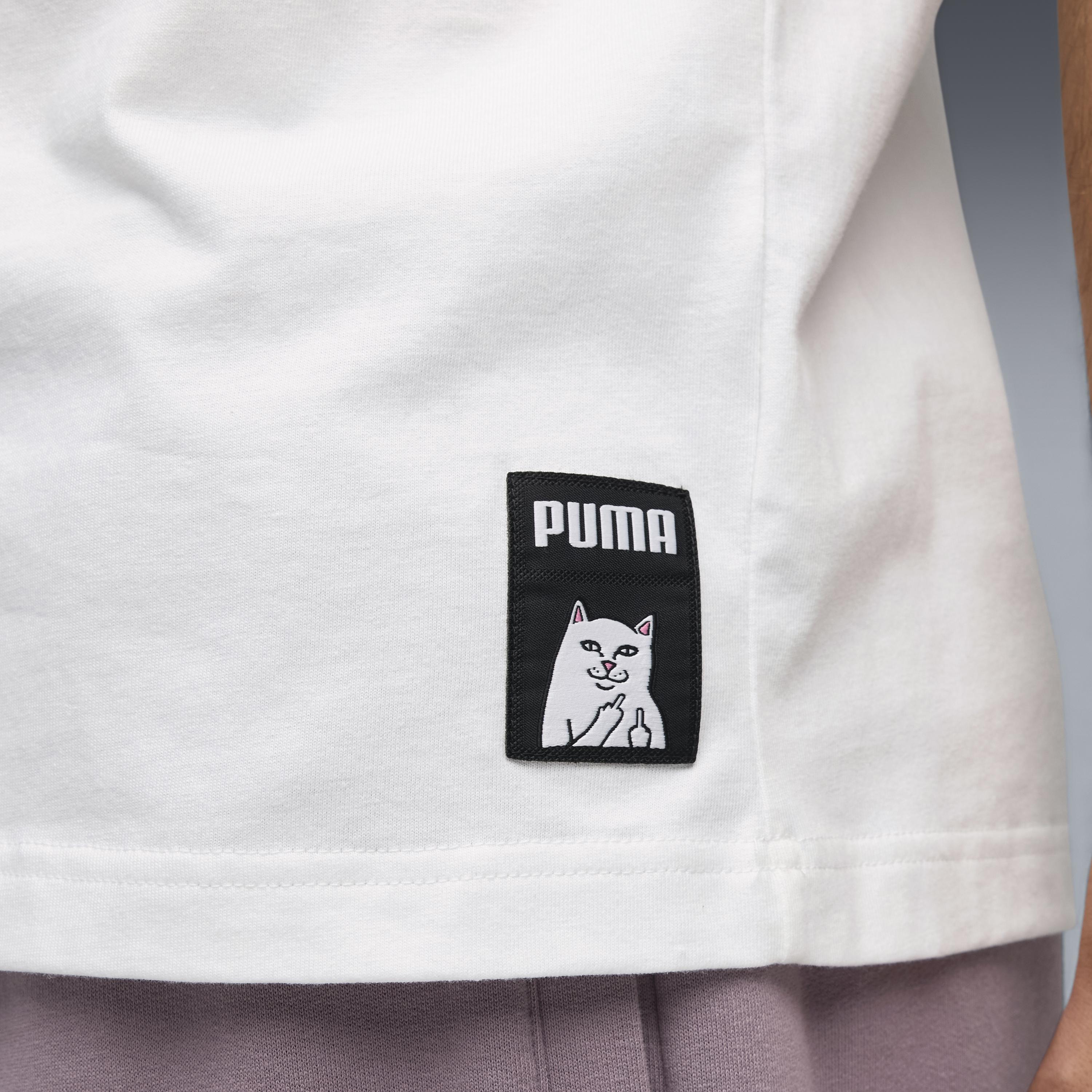 PUMA × RIPNDIP BOXY GRAPHIC TEE (WHITE)