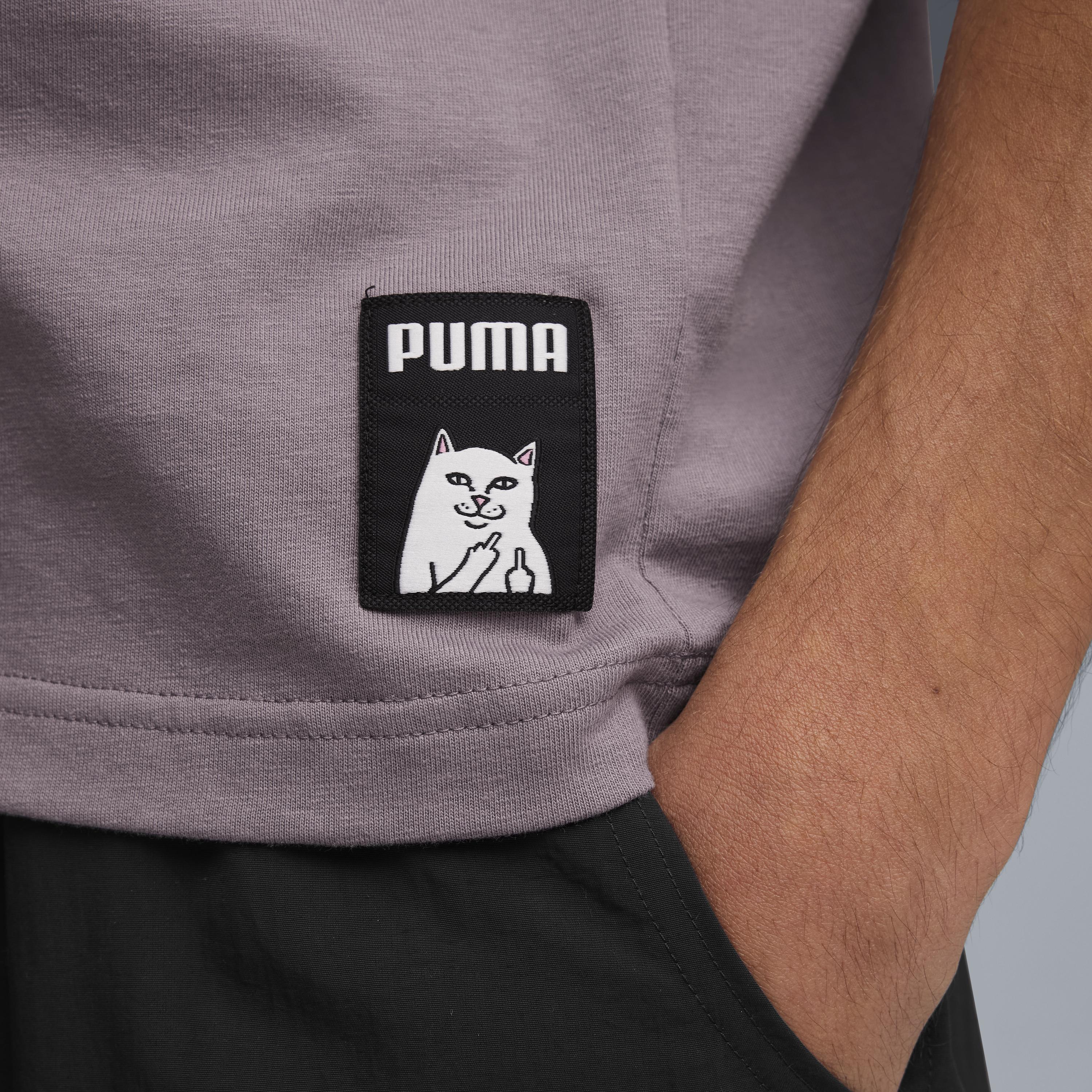 PUMA × RIPNDIP BOXY GRAPHIC TEE (PLUM JAM)