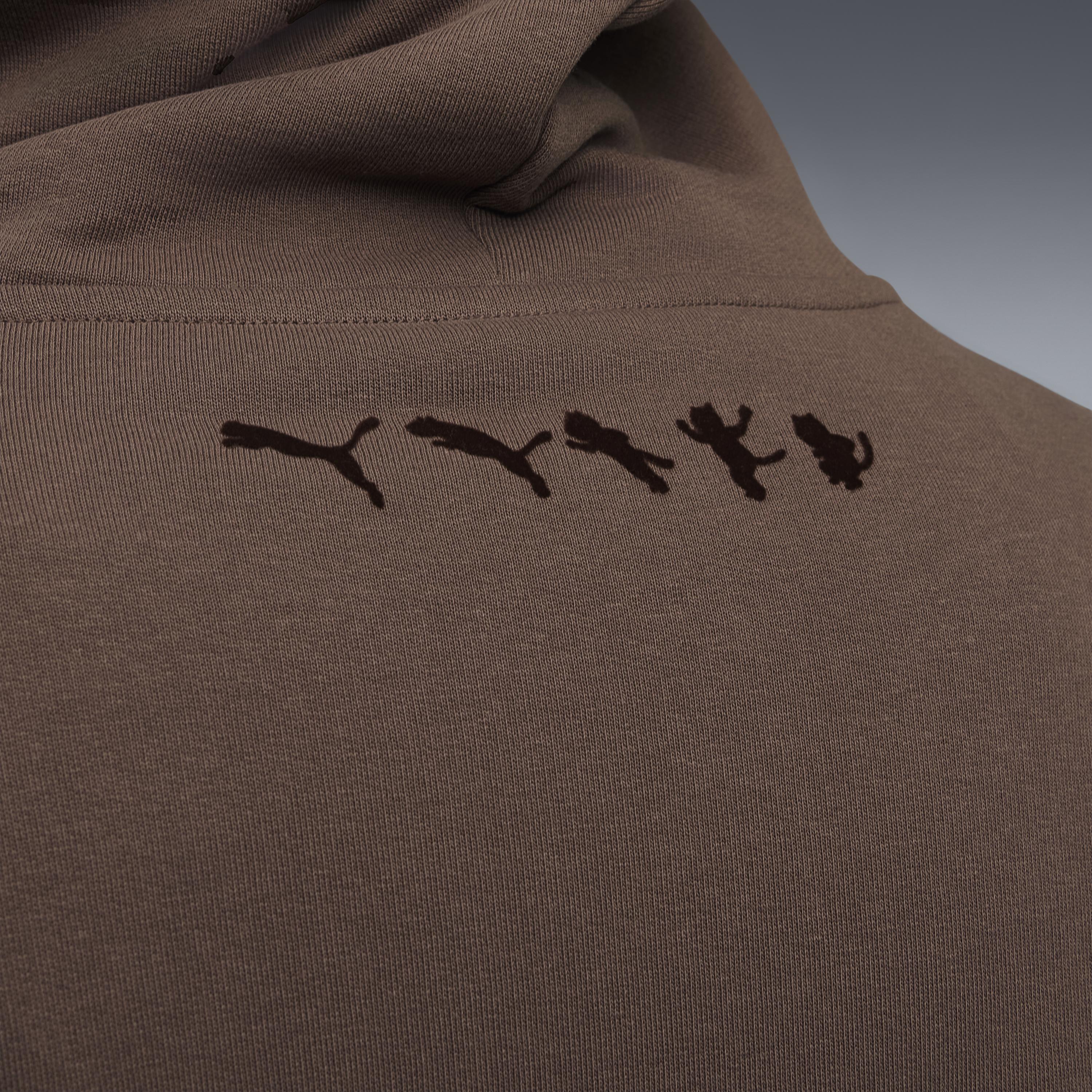PUMA × RIPNDIP BOXY GRAPHIC HOODIE (FLAT BLONZE)