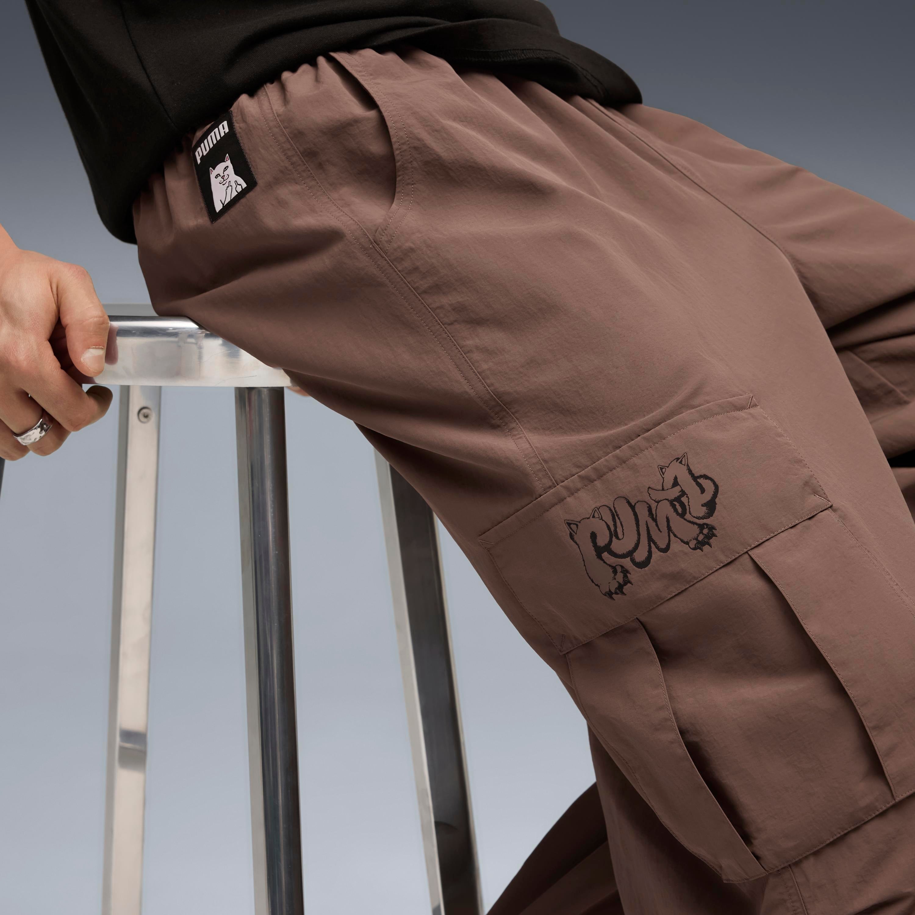 PUMA × RIPNDIP EXTREME CARGO PANTS (FLAT BRONZE)