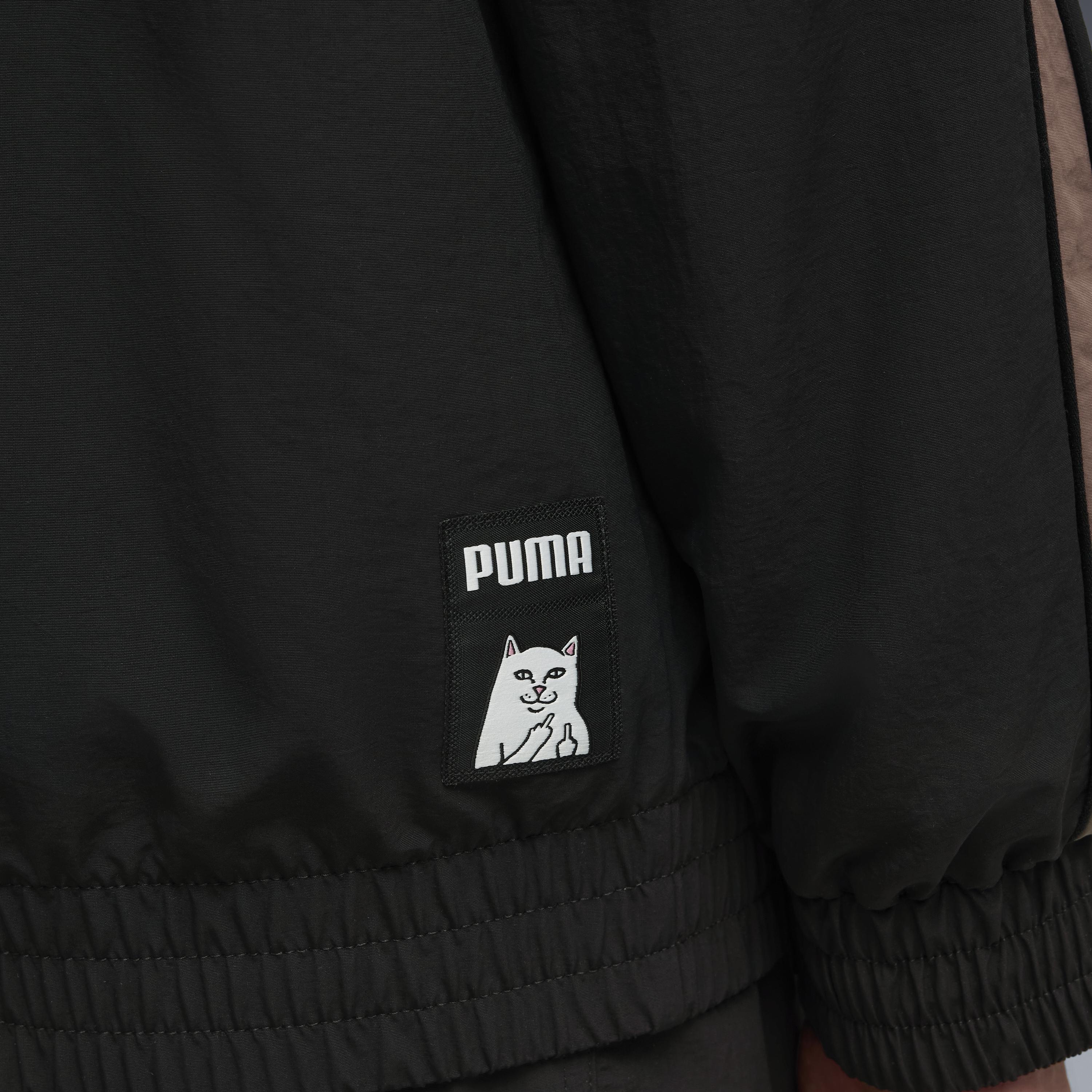PUMA × RIPNDIP T7 OVERSIZED TRACK JACKET (BLACK)