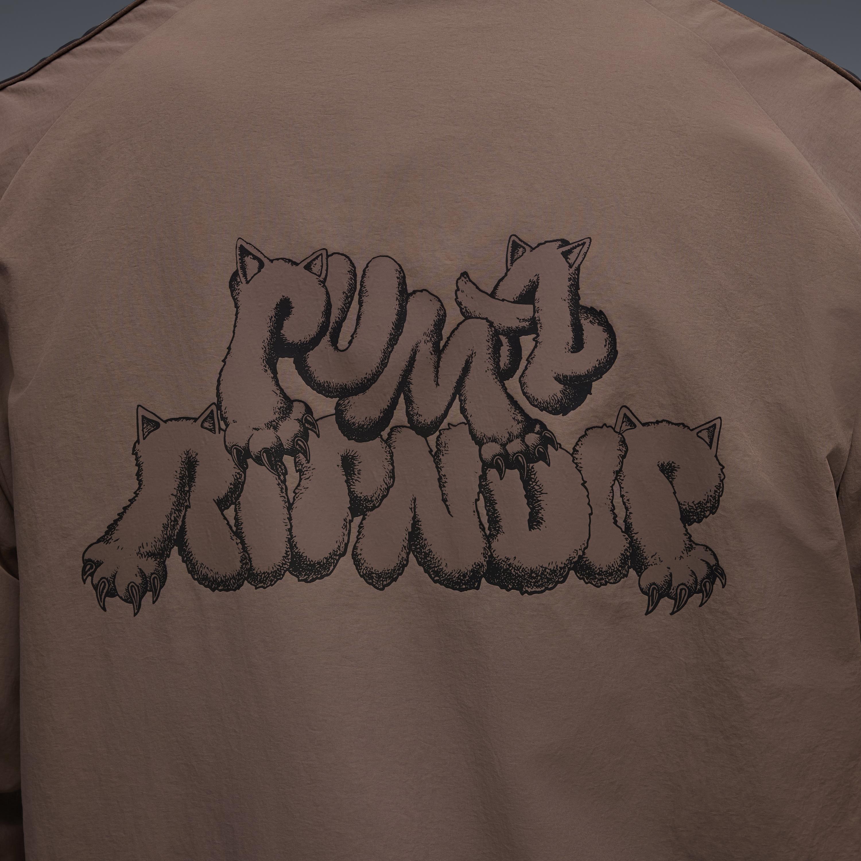 PUMA × RIPNDIP T7 OVERSIZED TRACK JACKET (FLAT BRONZE)