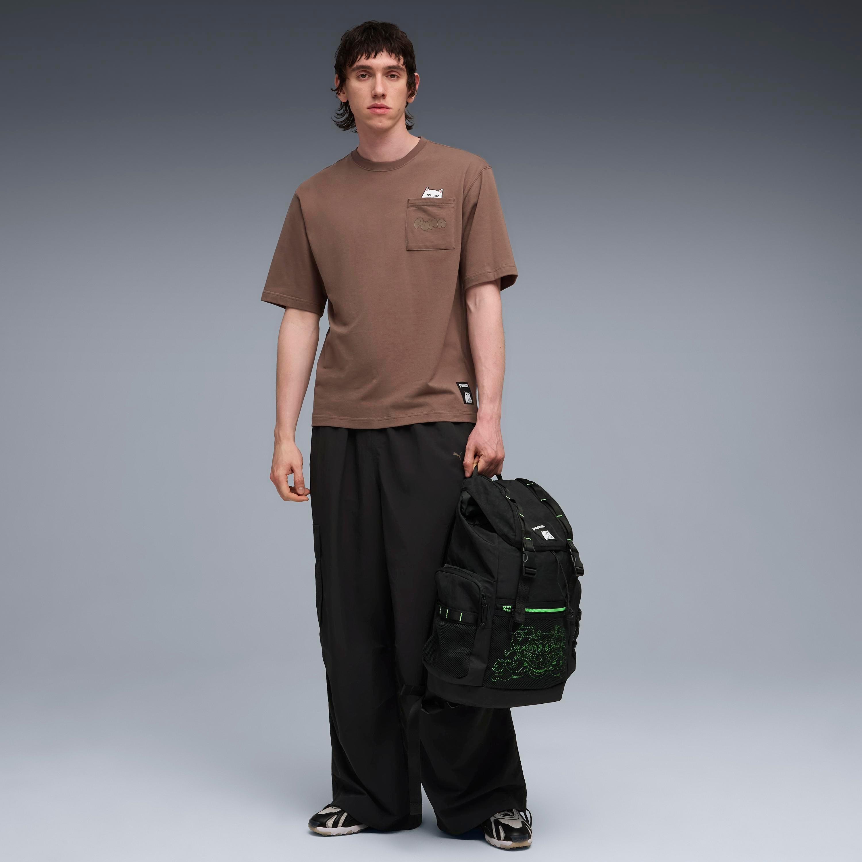 PUMA × RIPNDIP RELAXED POCKET TEE (FLAT BRONZE)