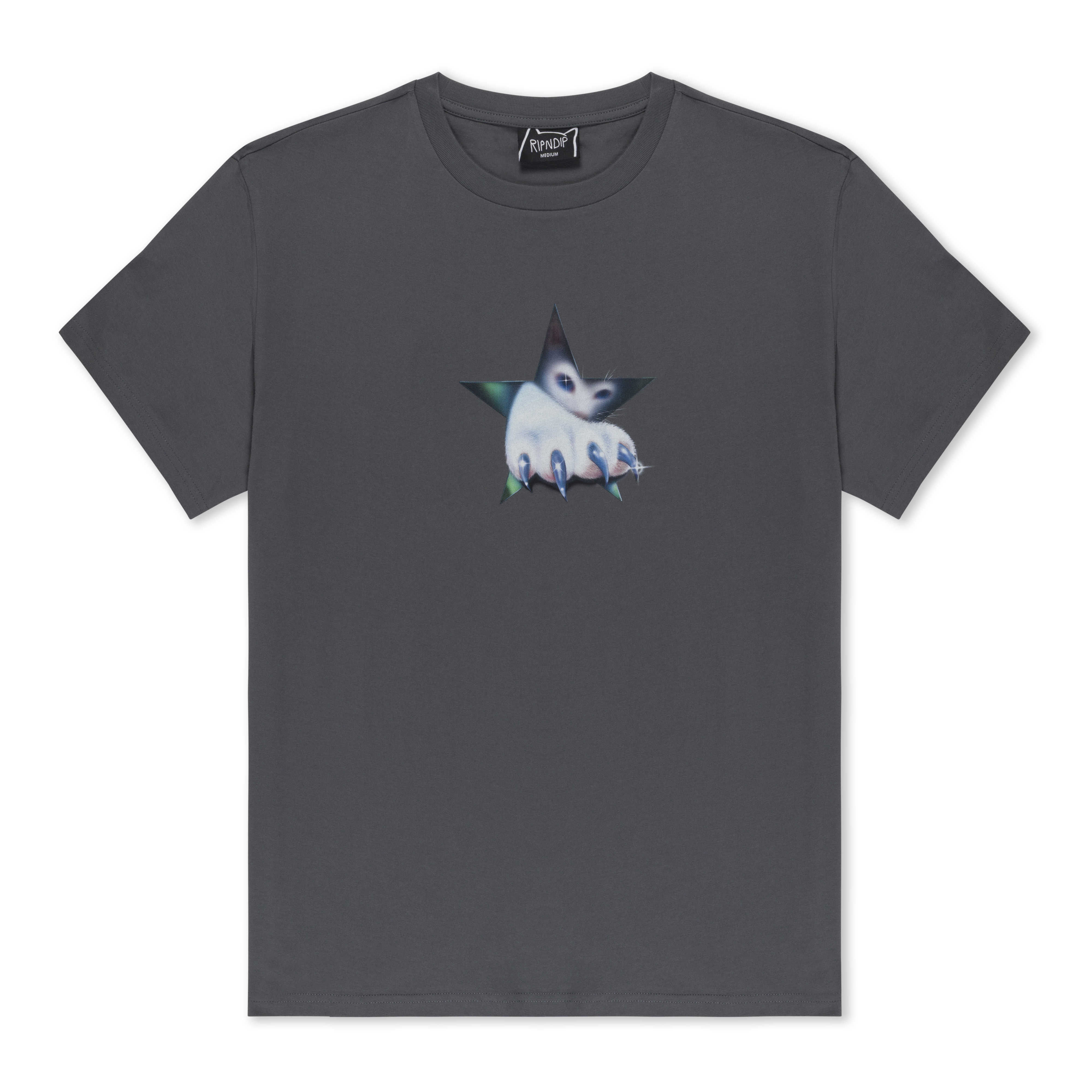 NERM CLAW TEE (CHARCOAL)