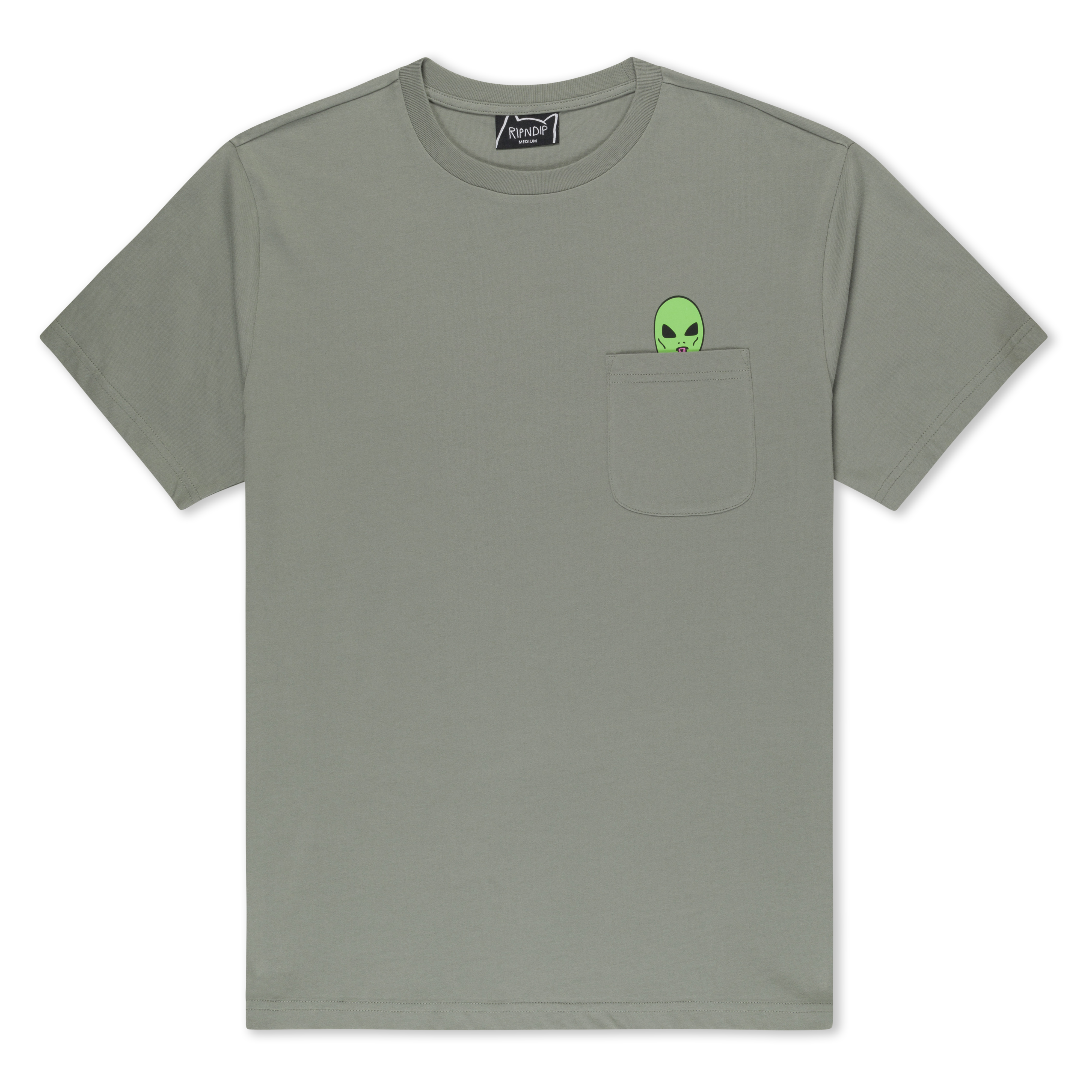 LORD ALIEN POCKET TEE (DUSTY SAGE)