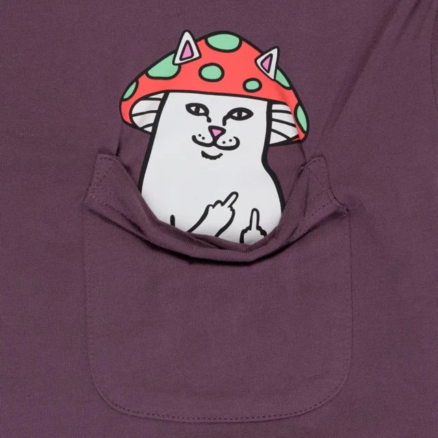 LORD SHROOMY POCKET TEE (DUSTY PLUM)