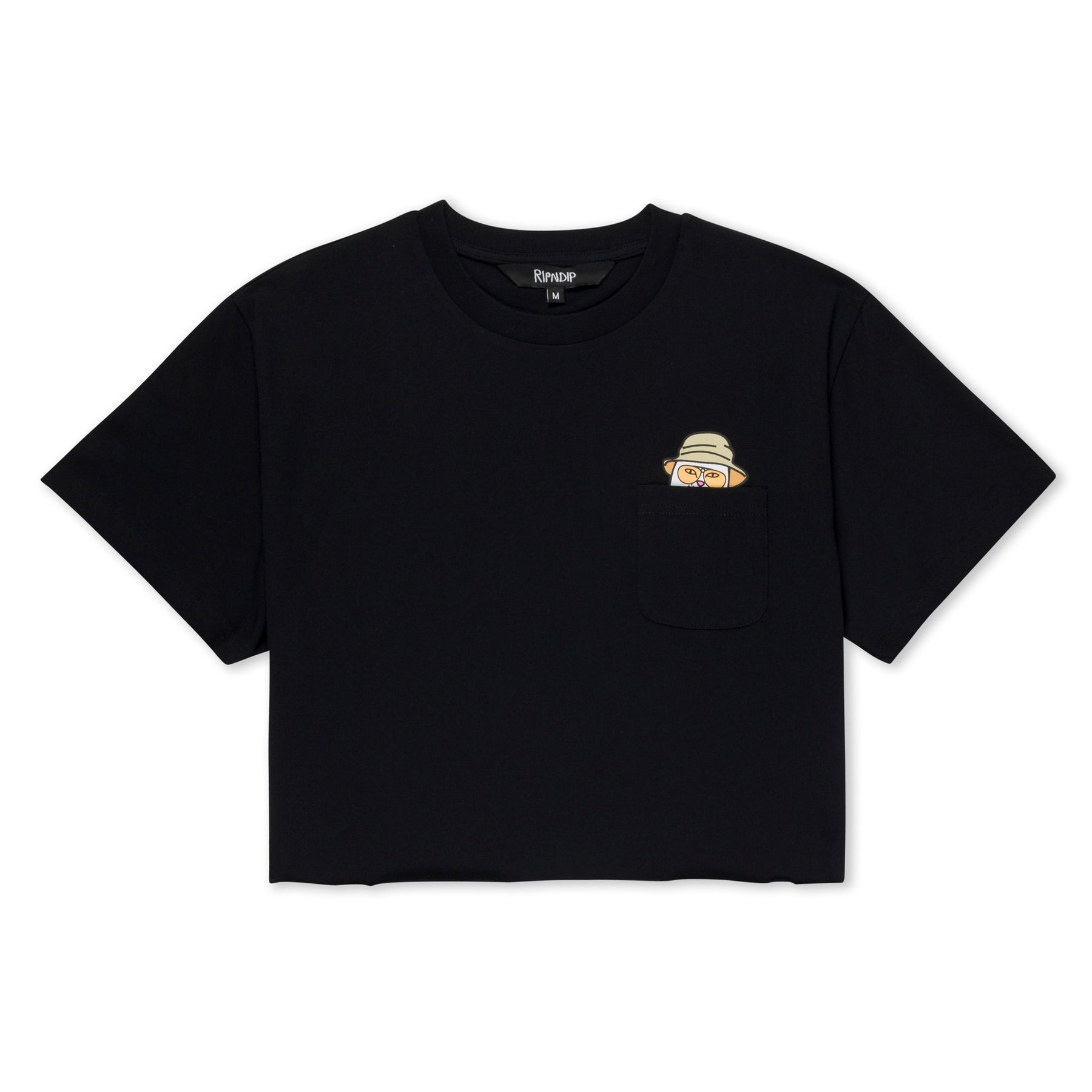 NERMAL S THOMPSON CROPPED BABY POCKET TEE