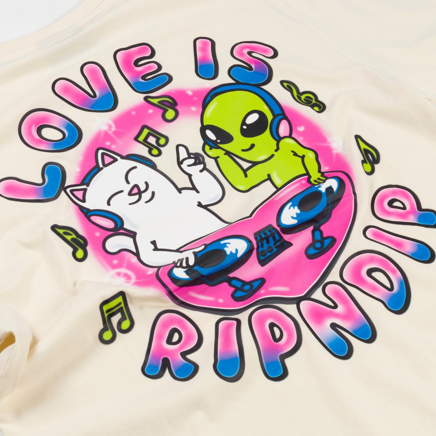 LOVE IS RIPNDIP TEE