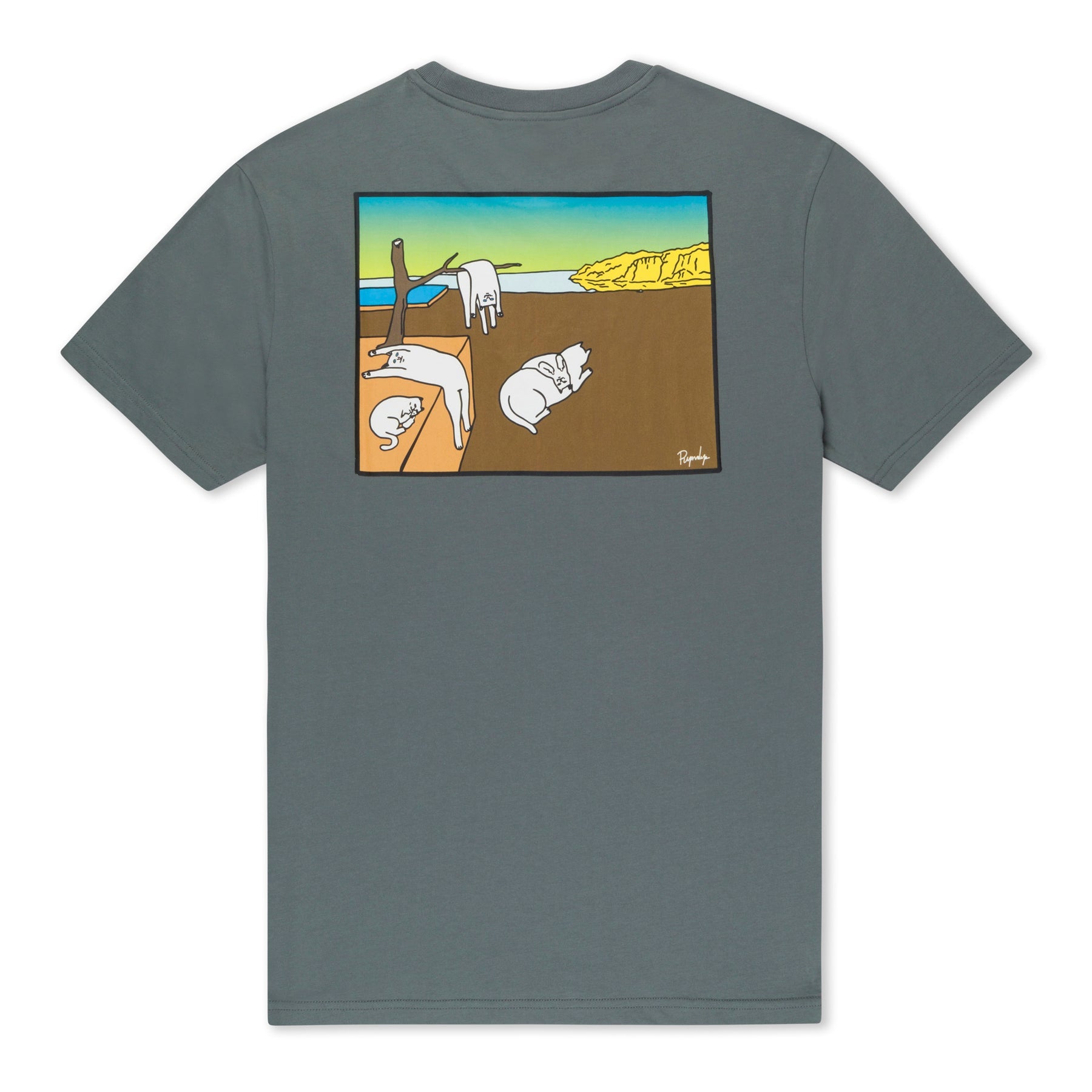 NERMALI TEE (CHARCOAL)