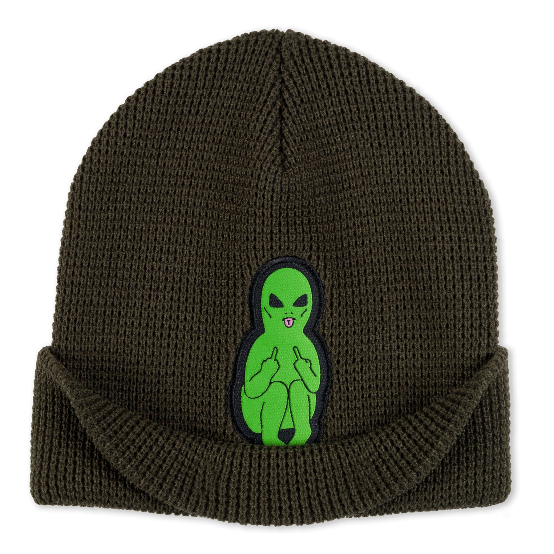 LORD ALIEN BEANIE (DARK OLIVE)