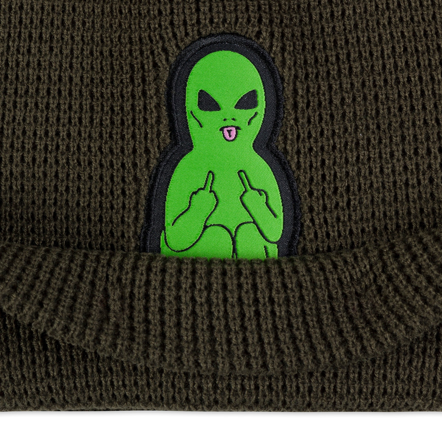 LORD ALIEN BEANIE (DARK OLIVE)