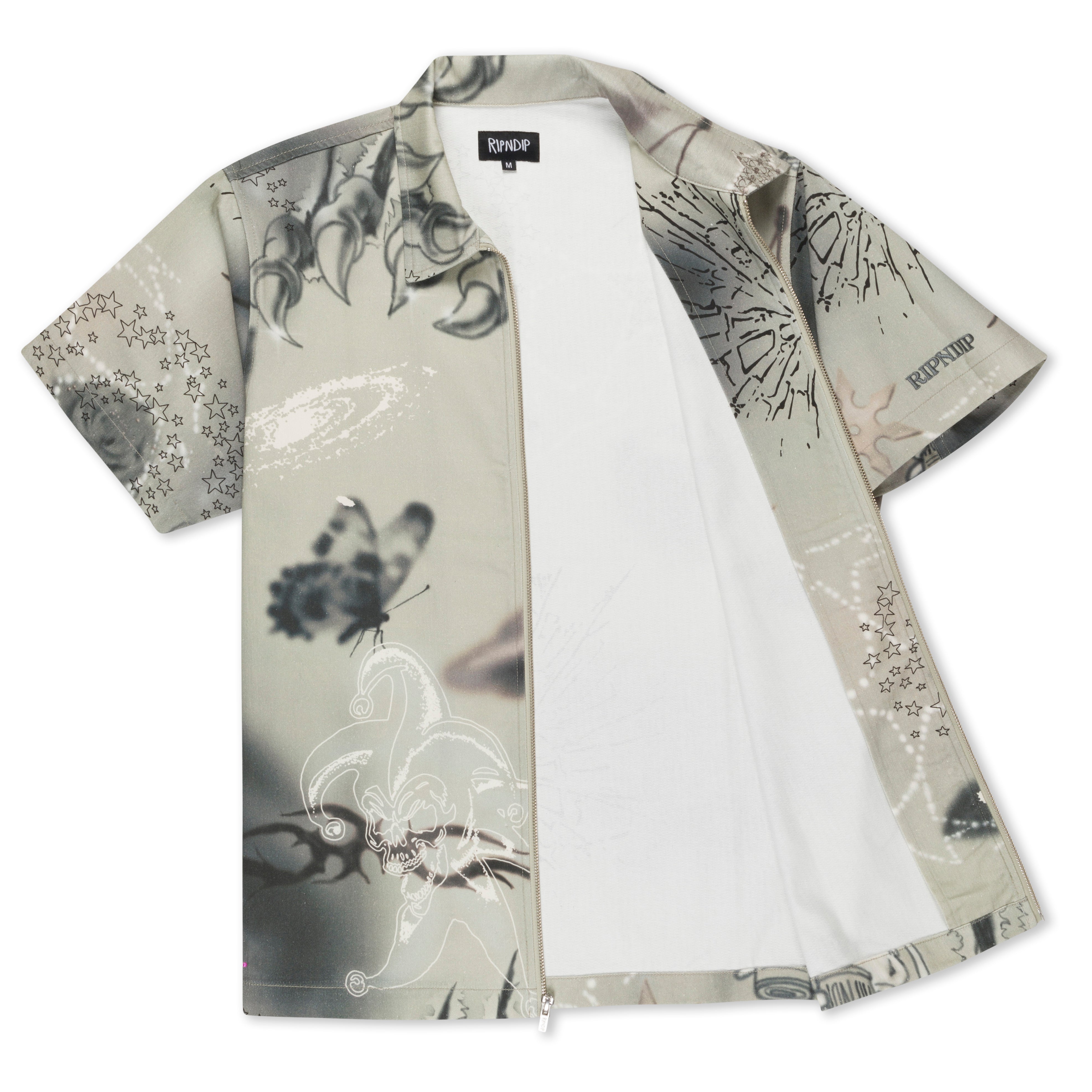 STARGAZING ZIP UP SHIRT