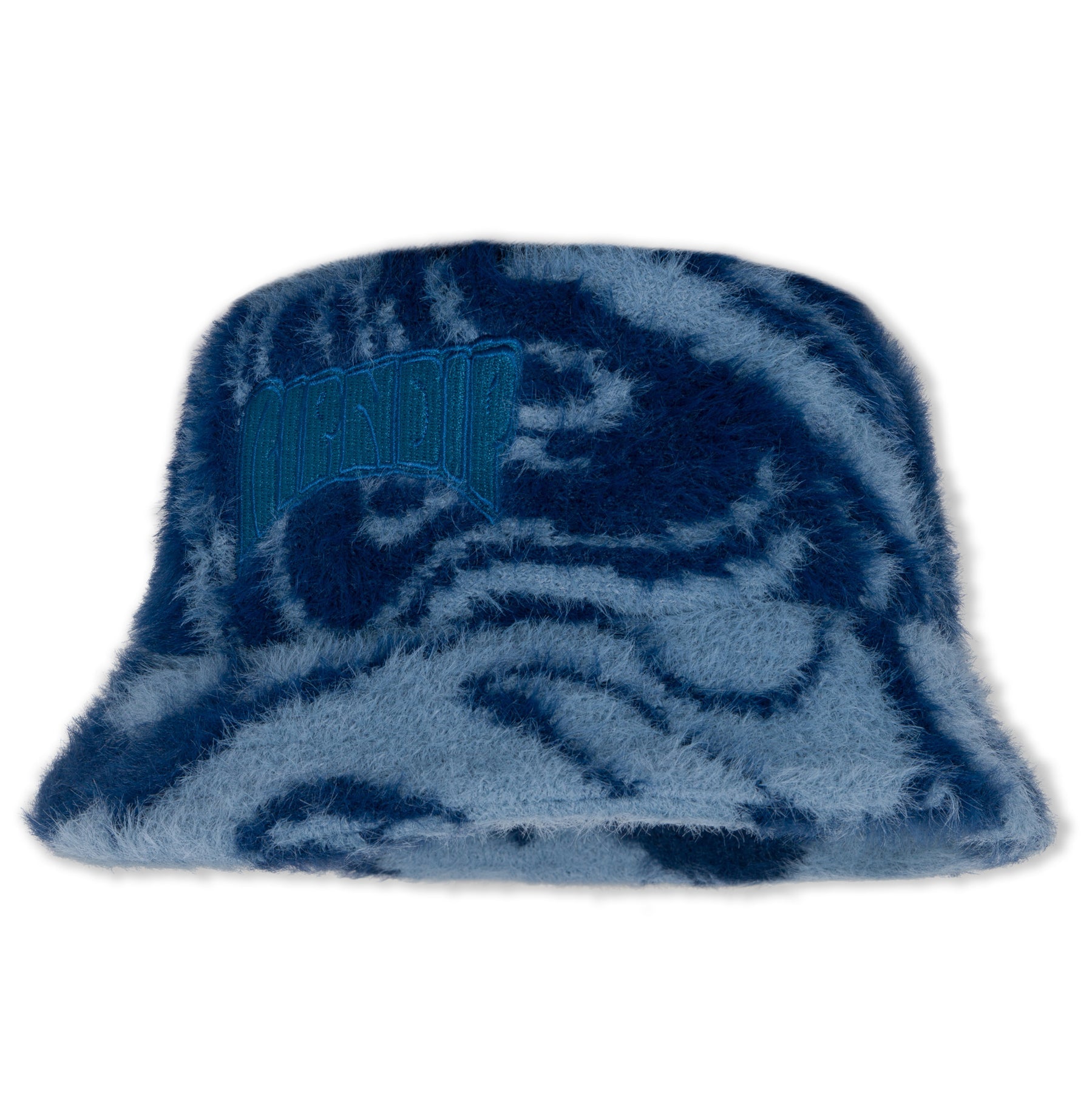 Psychedelic Faux Mohair Bucket Hat