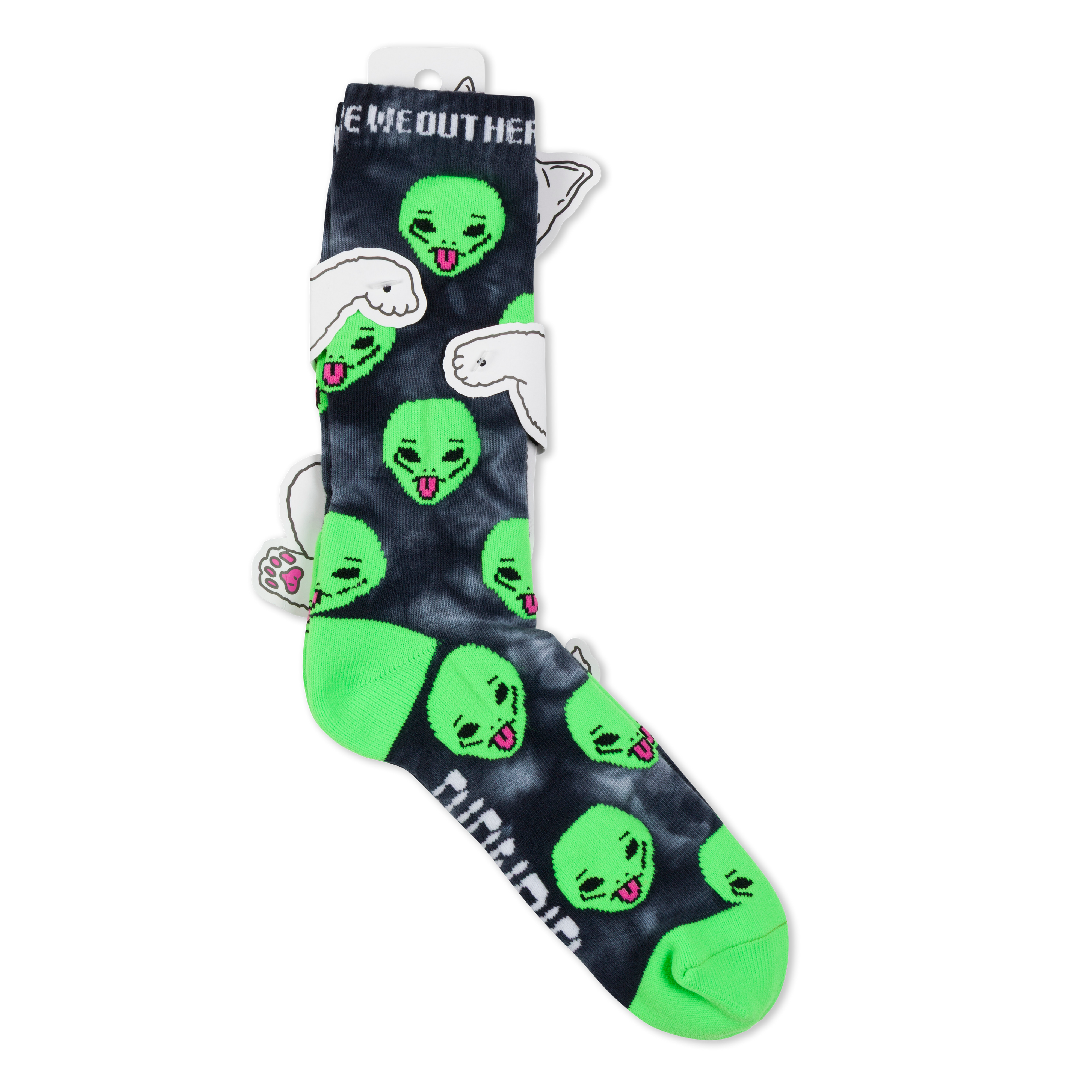 WE OUT HERE SOCKS (BLACK)