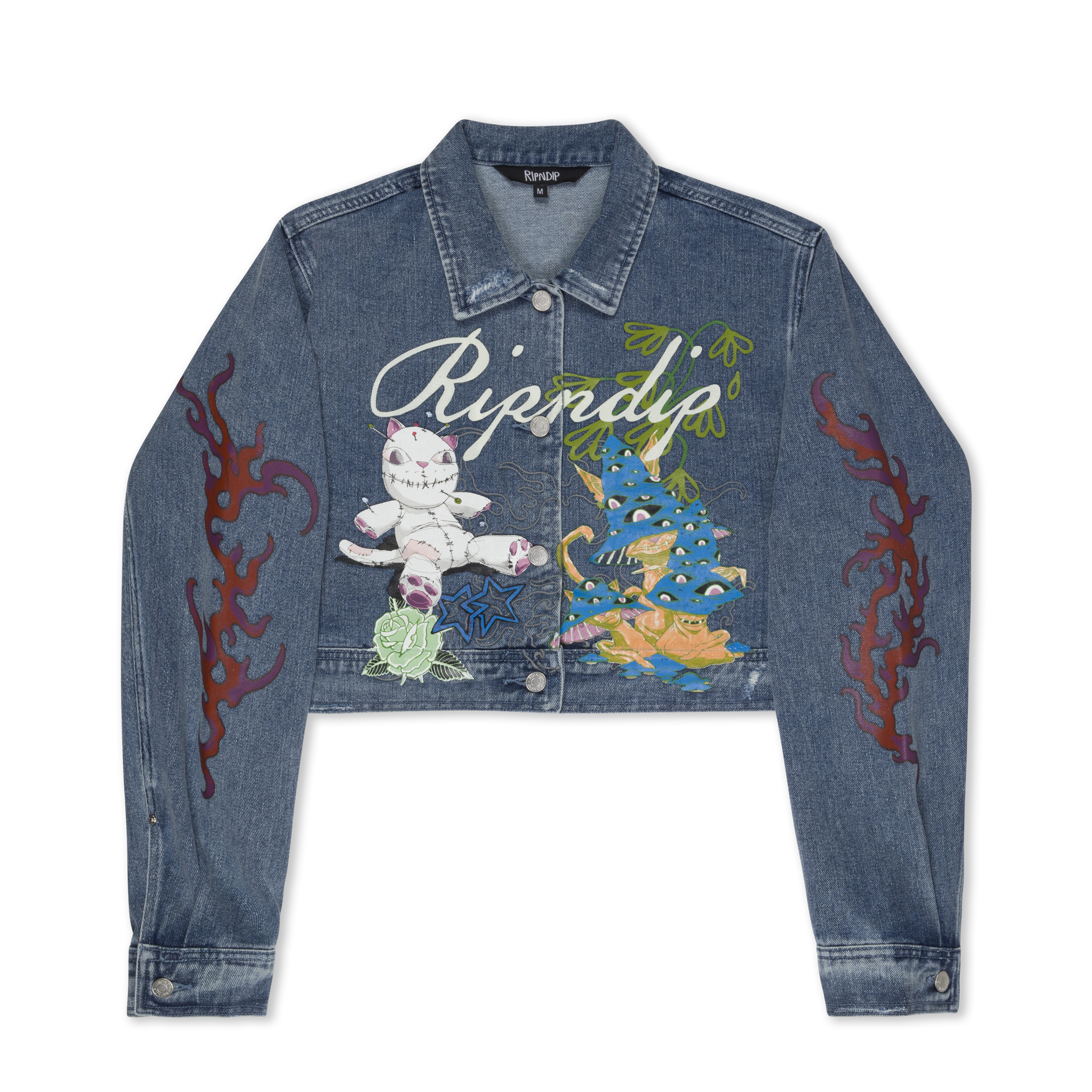 TRAVIS CROPPED DENIM JACKET