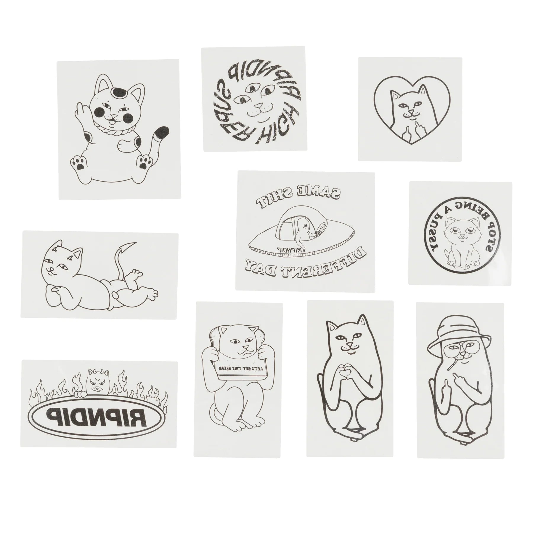 Field Of Nerms Temp Tattoo Pack (Multi)