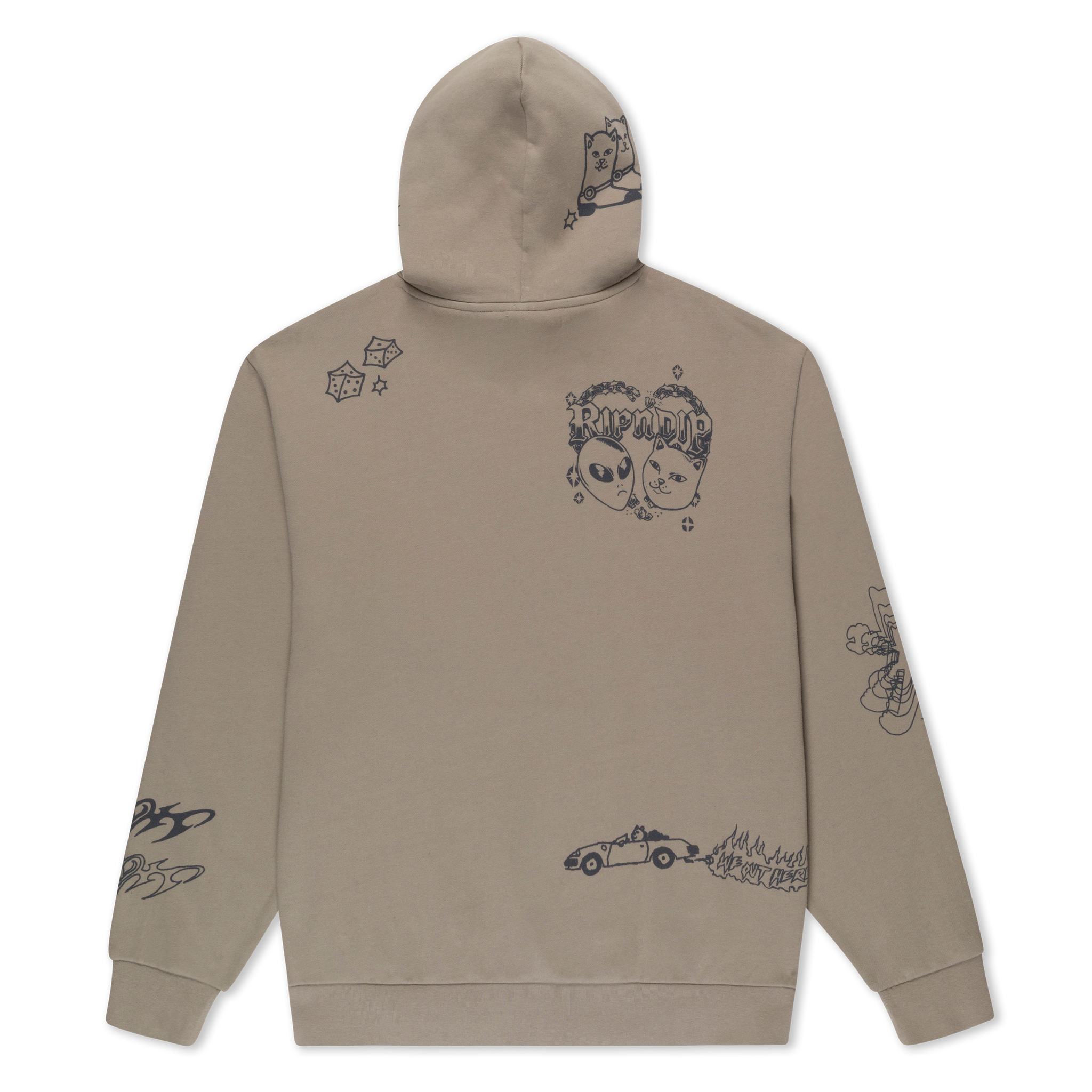 WESTSIDE DISTRESSED HOODIE