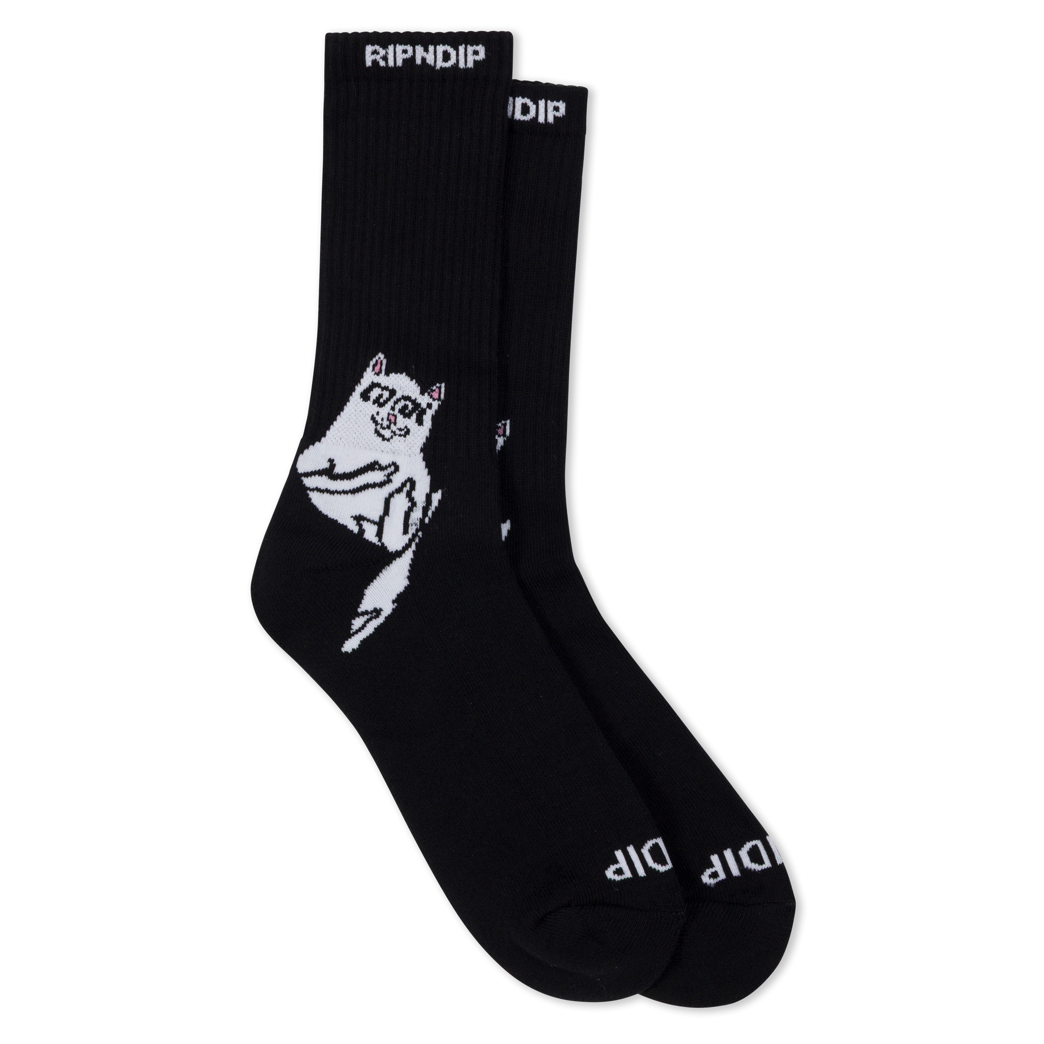 LAKAI X RIPNDIP LORD NERM SOCKS PACK (BLACK/WHITE)