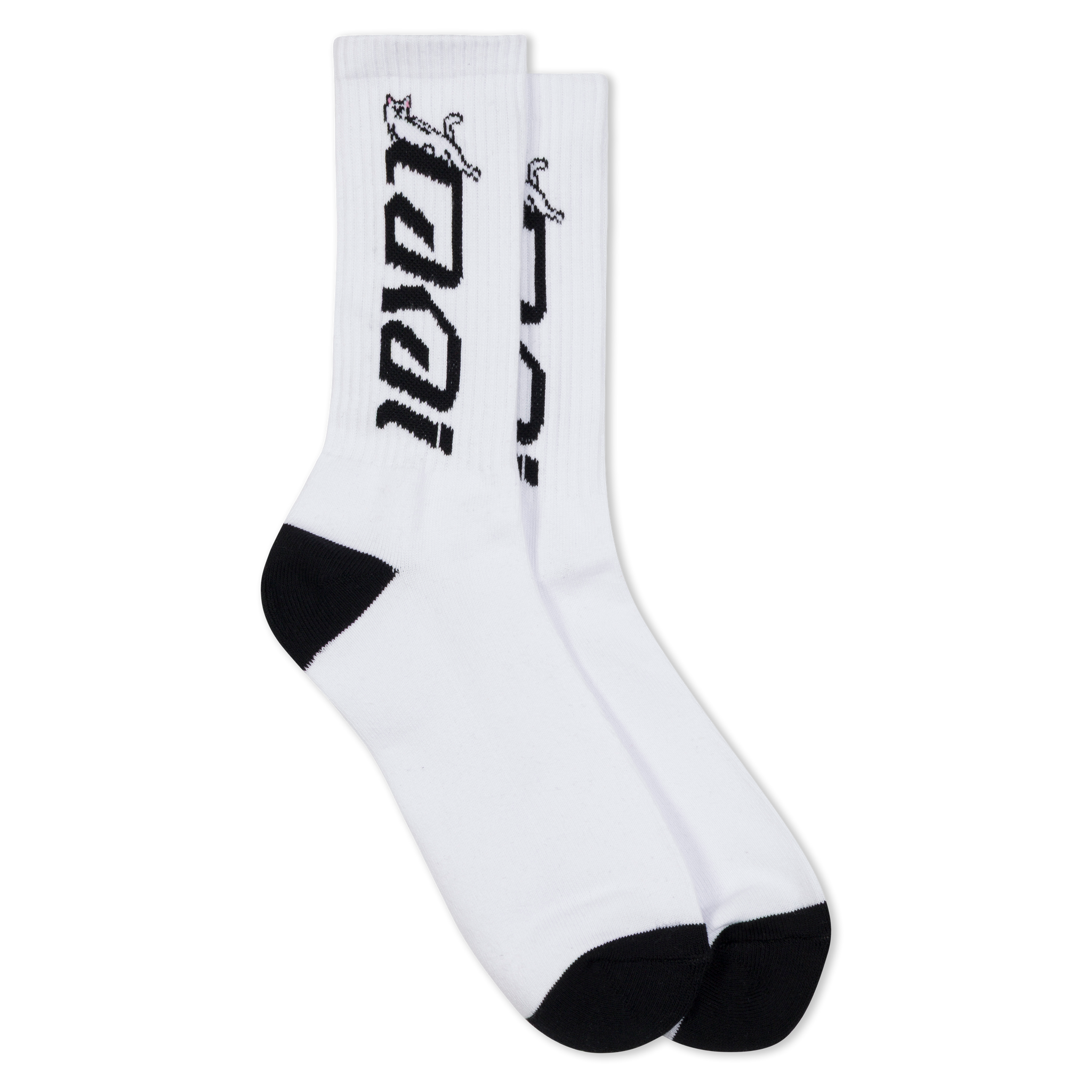 LAKAI X RIPNDIP LORD NERM SOCKS PACK (BLACK/WHITE)