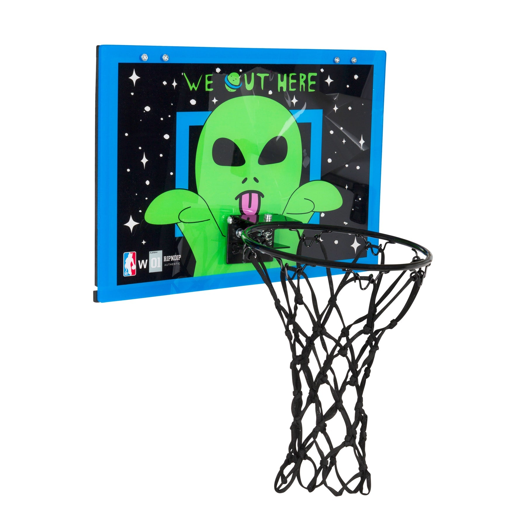 Peeking Alien Hanging Basketball Set