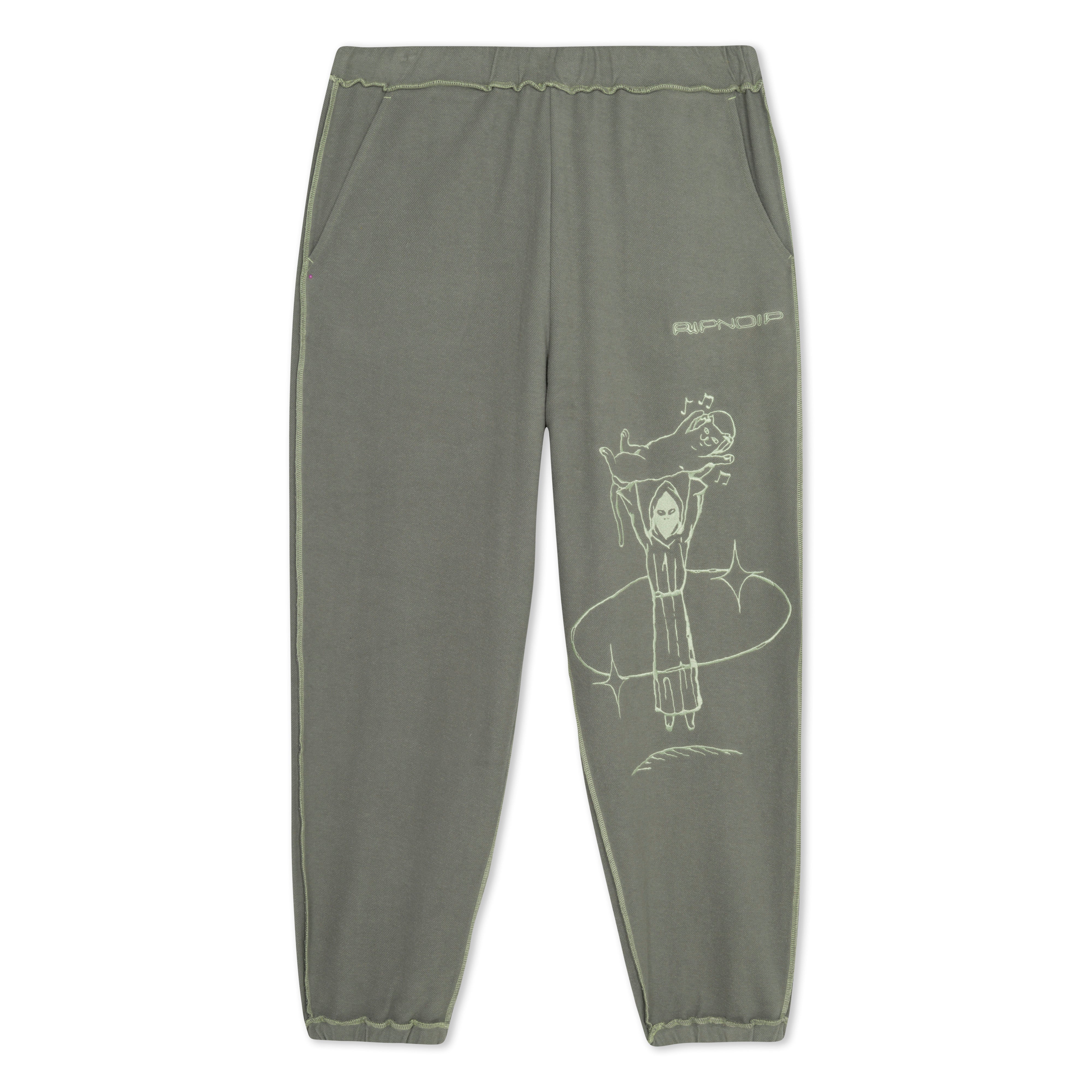 SATURN REVERSE STITCH SWEATPANTS