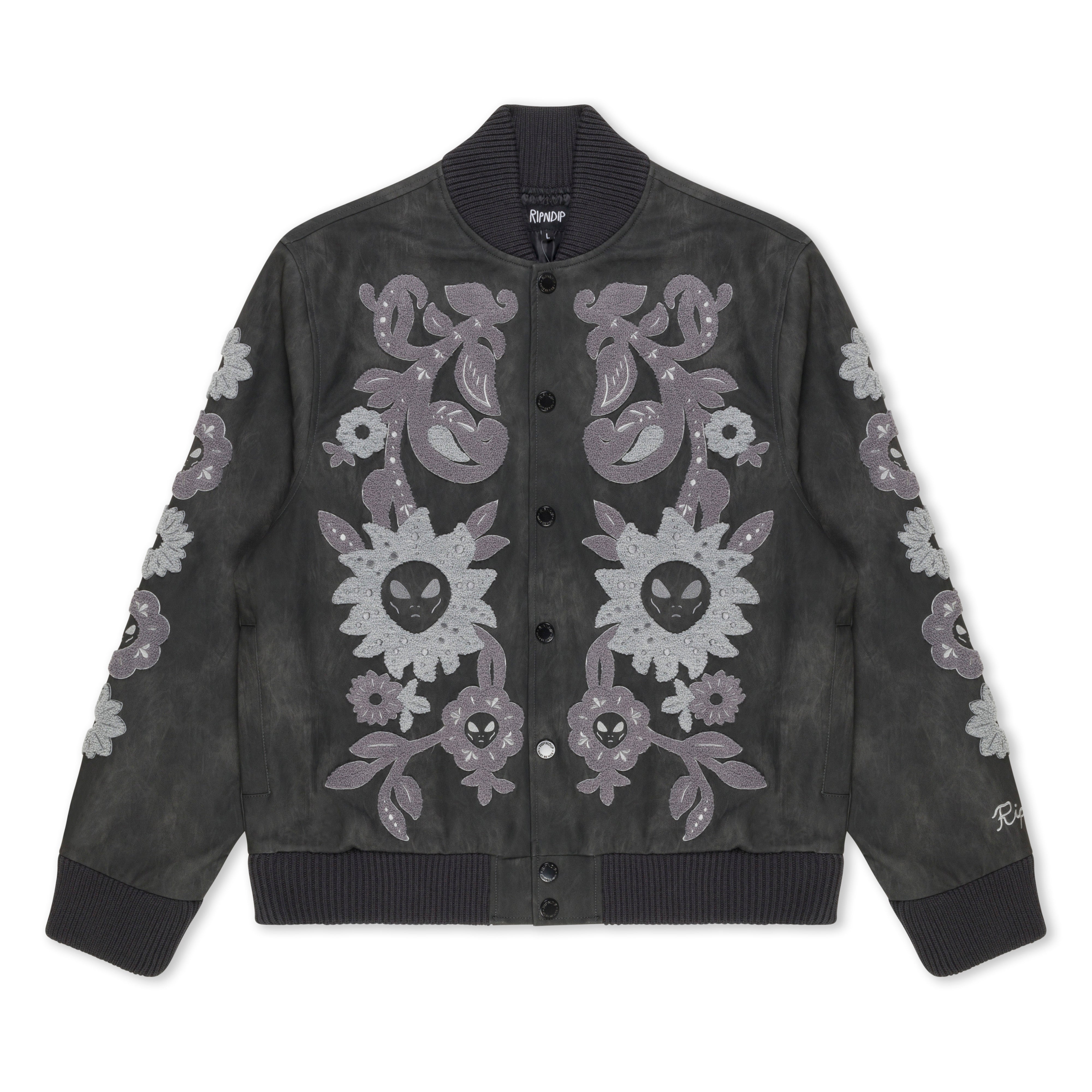 SPACE GARDEN VARSITY JACKET