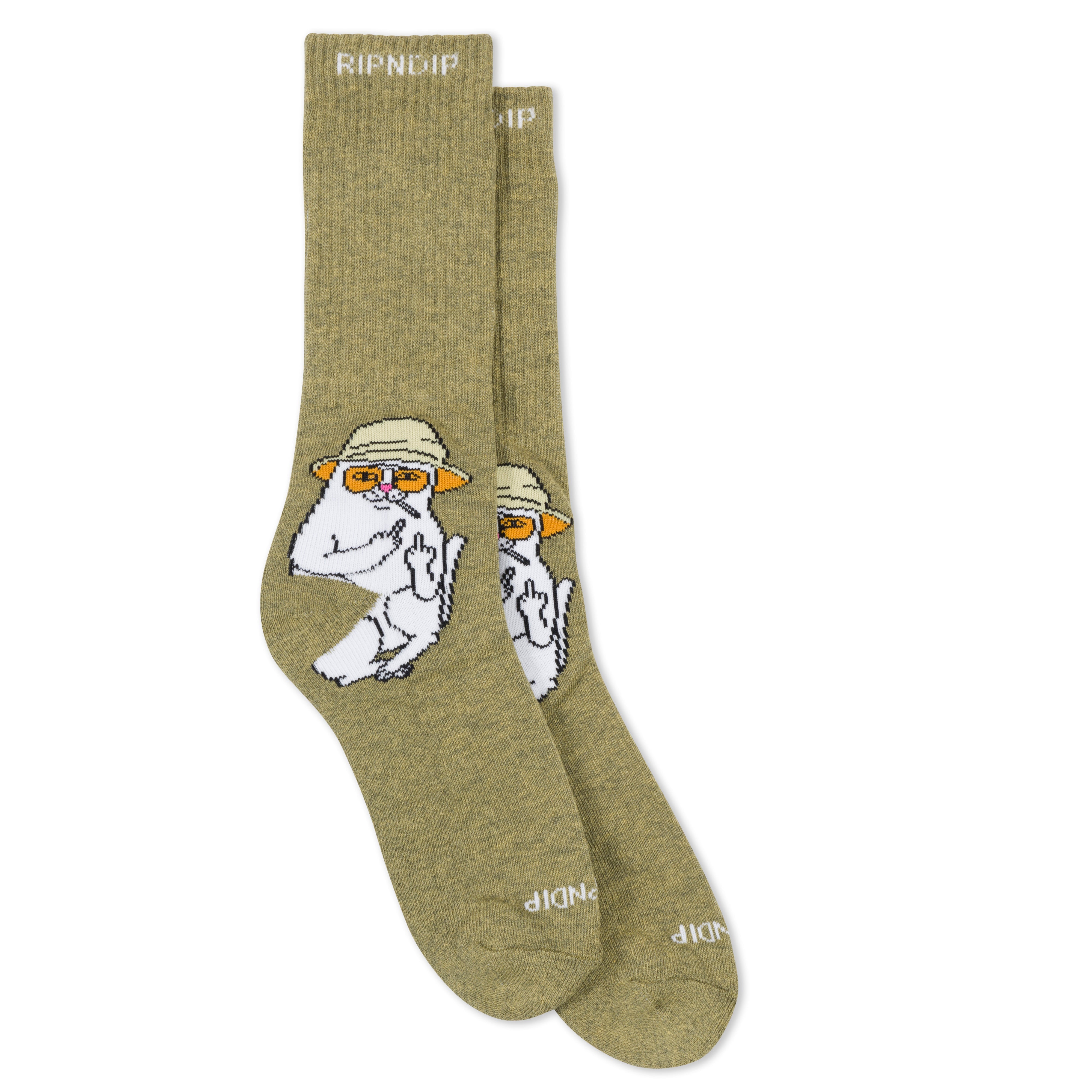 NERMAL S THOMPSON SOCKS (HEATER OLIVE)