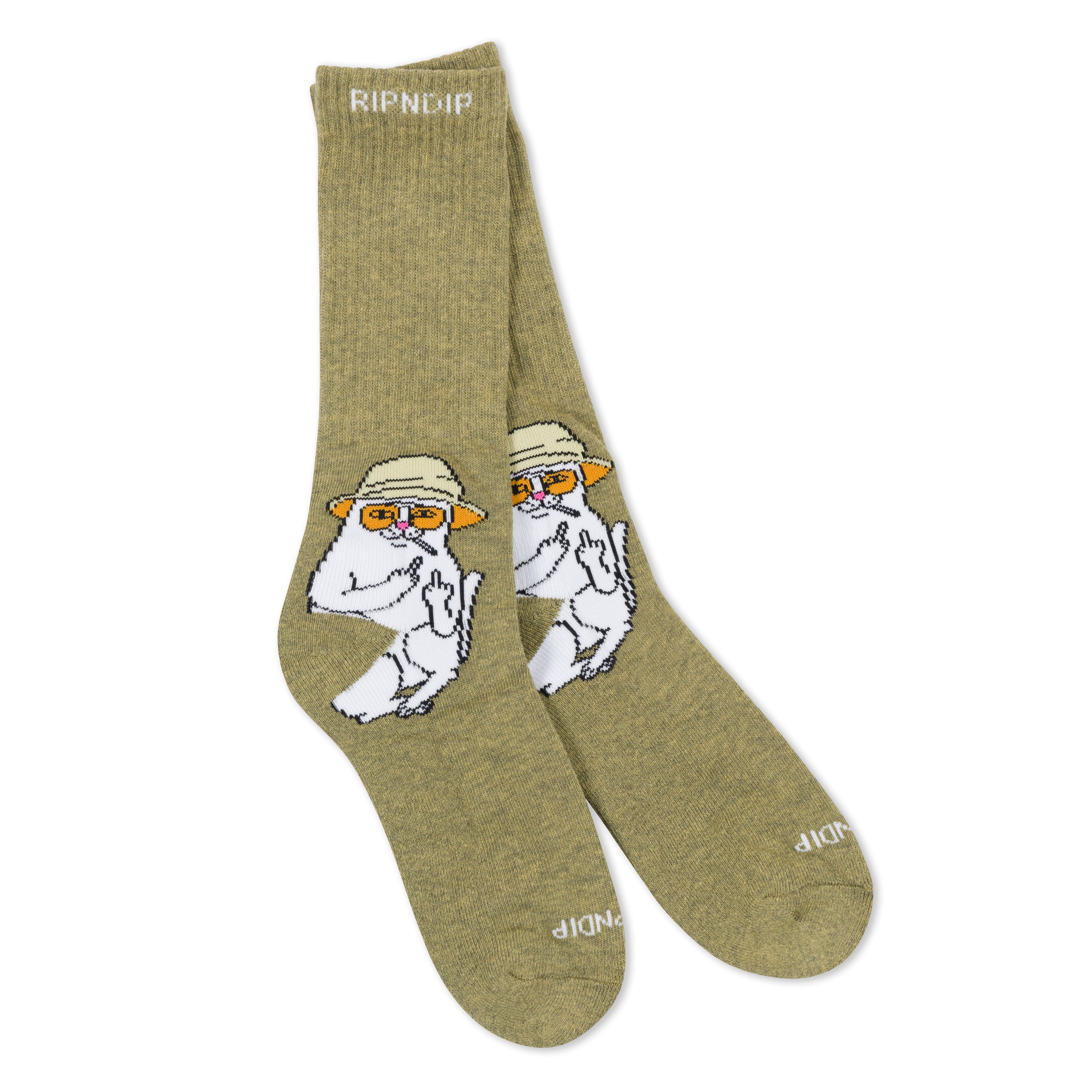 NERMAL S THOMPSON SOCKS (HEATER OLIVE)