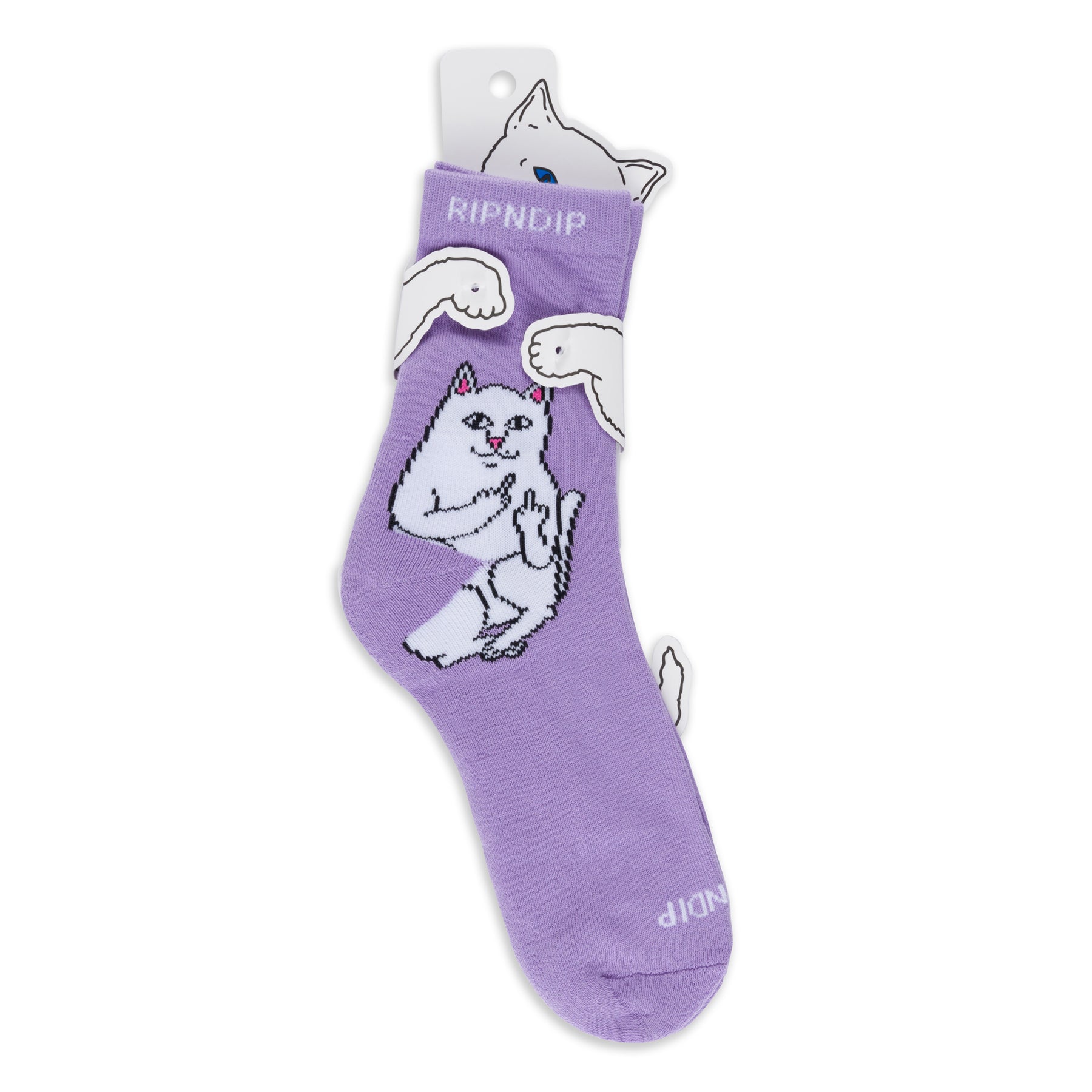 Lord Nermal Mid Socks (Dusty Lavender)