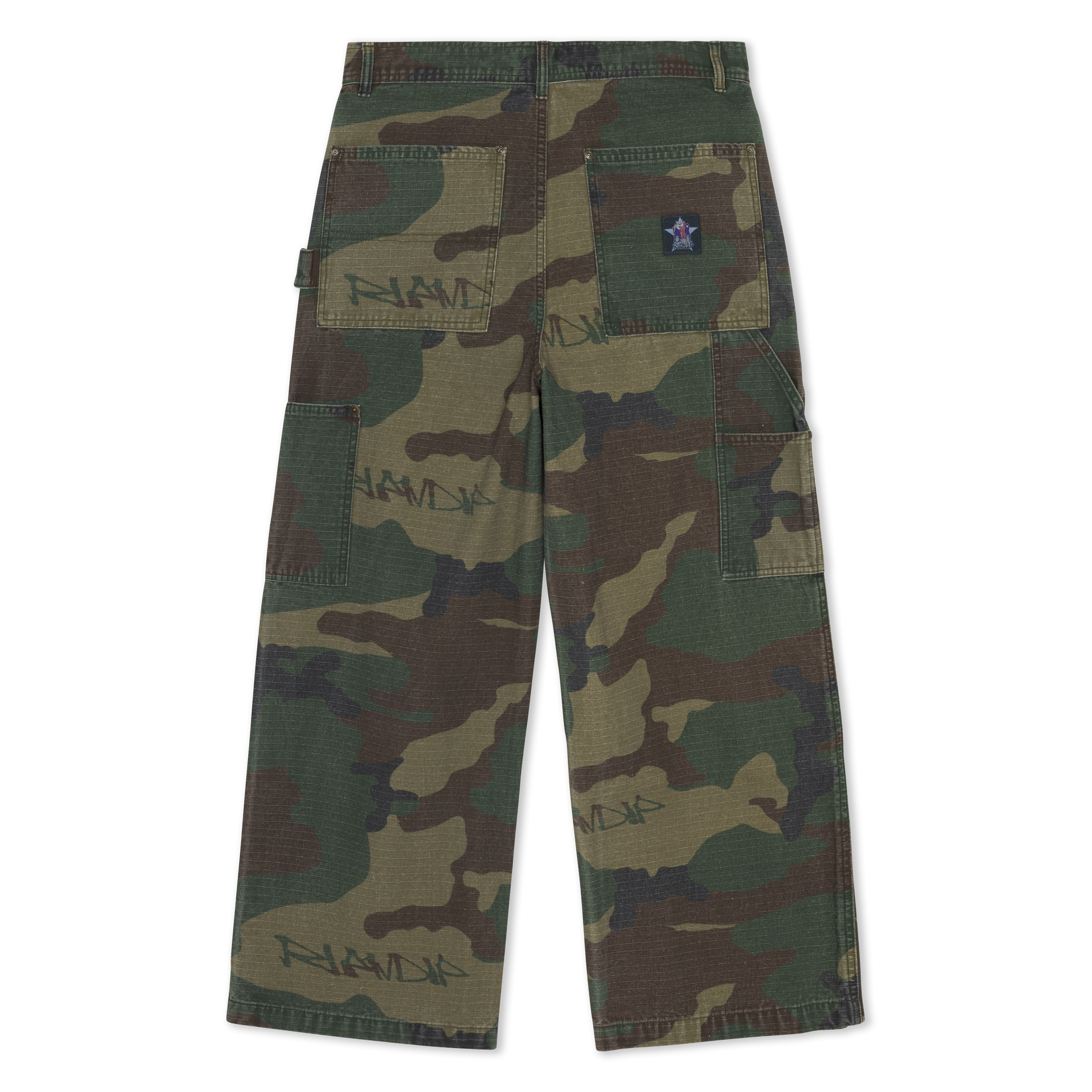 CLAWS CAMO WIDE FIT CARPENTER PANTS
