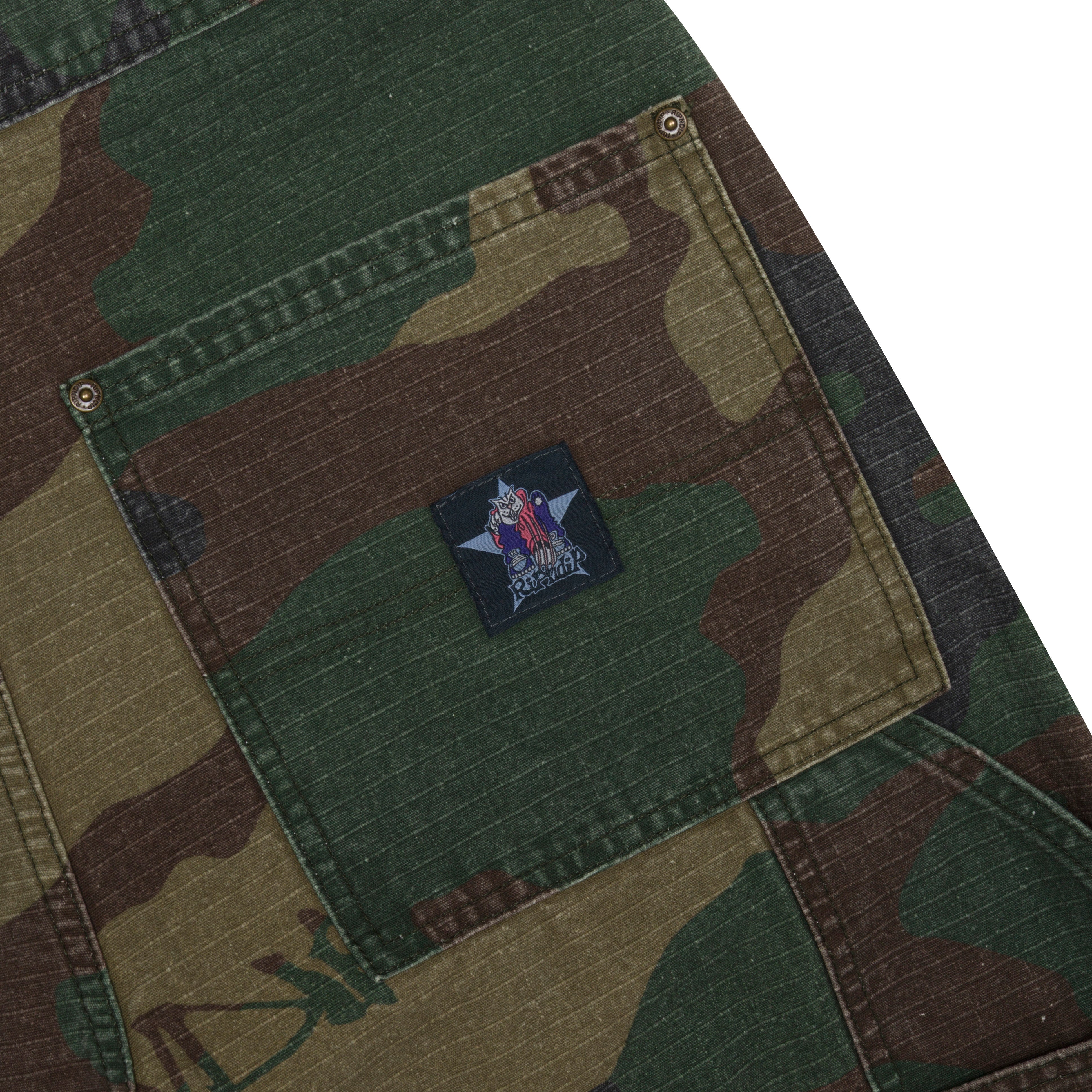 CLAWS CAMO WIDE FIT CARPENTER PANTS