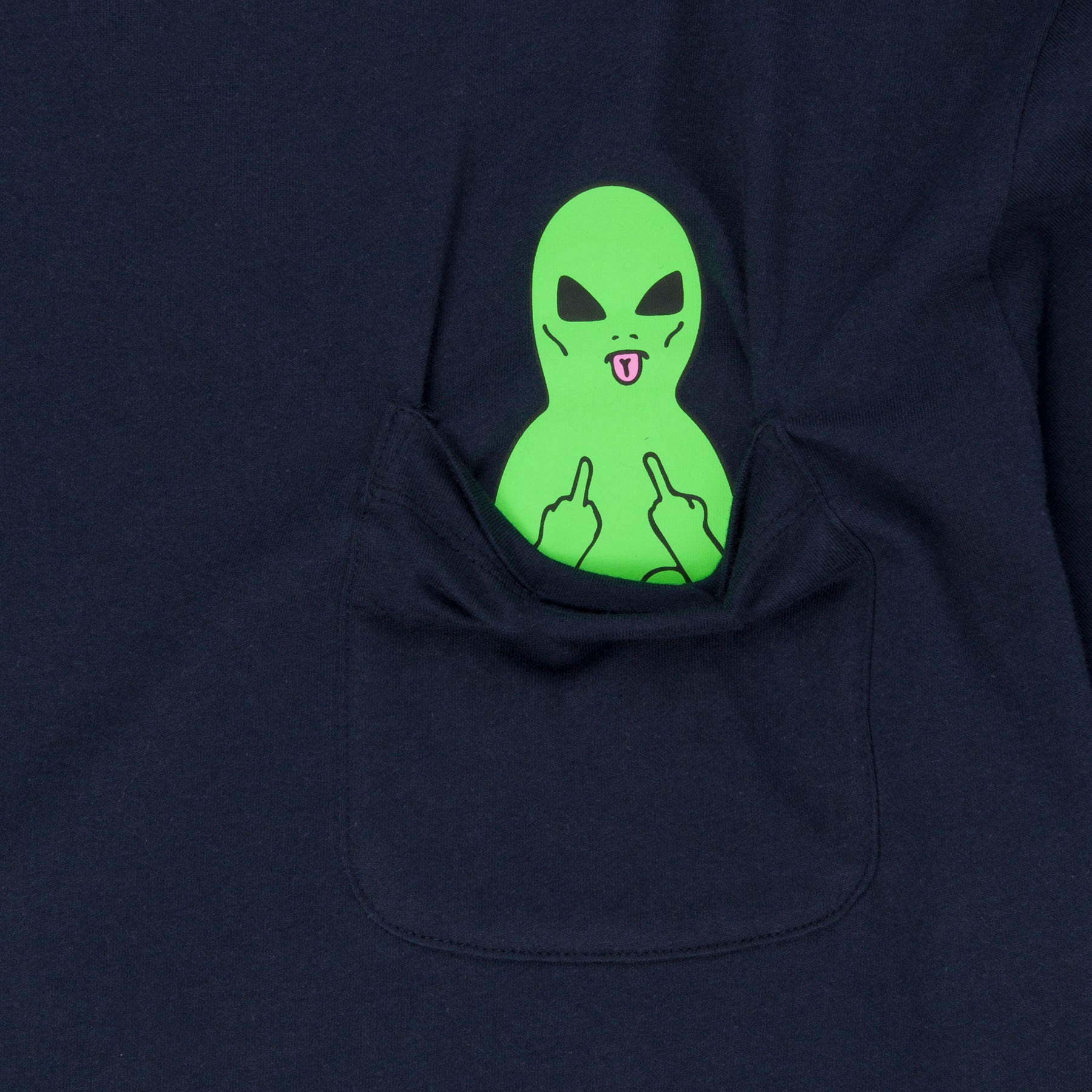 LORD ALIEN POCKET TEE (NAVY)