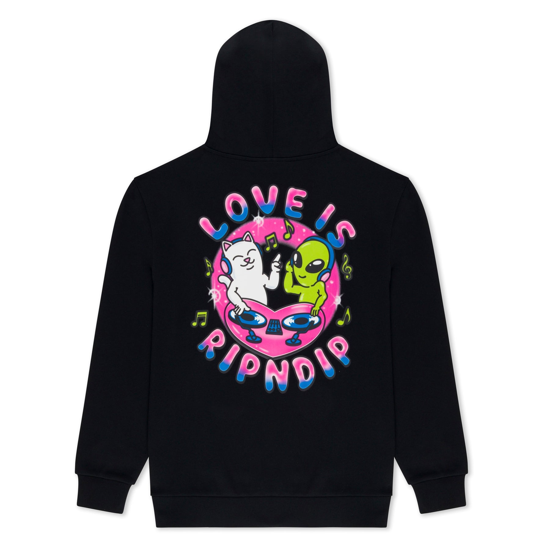 LOVE IS RIPNDIP HOODIE