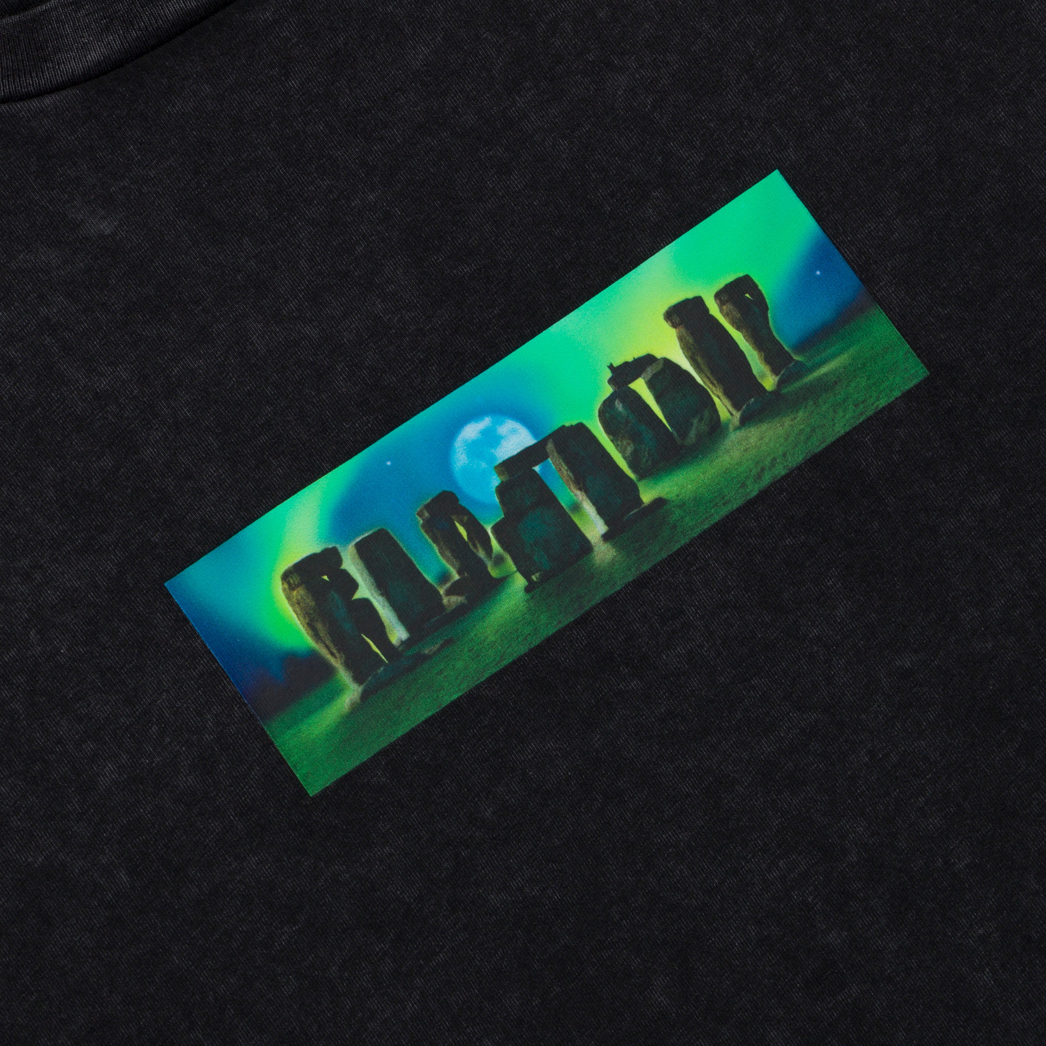 UFO TOURS TEE (BLACK VINTAGE WASH)