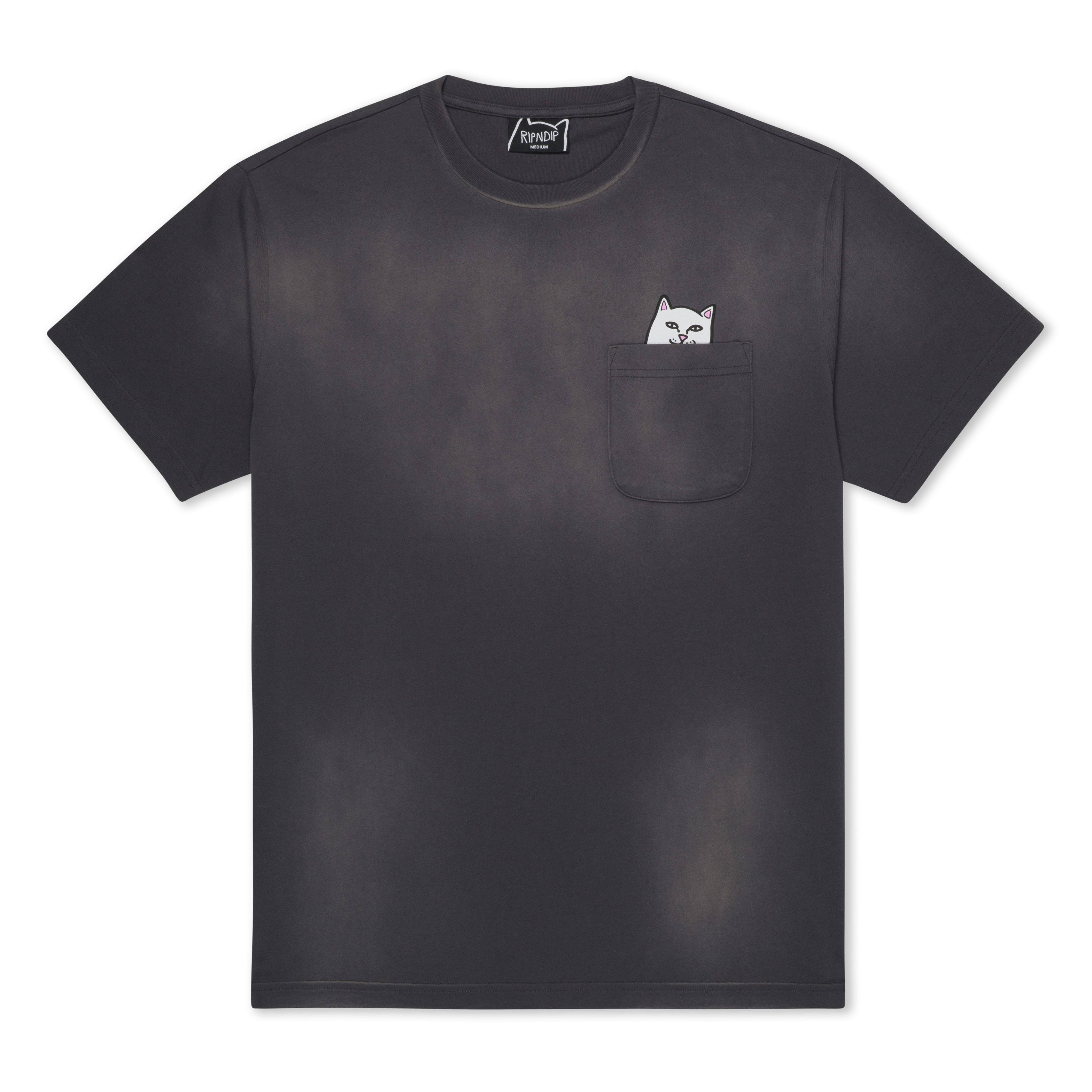 LORD NERMAL POCKET TEE (CHARCOAL VINTAGE WASH)