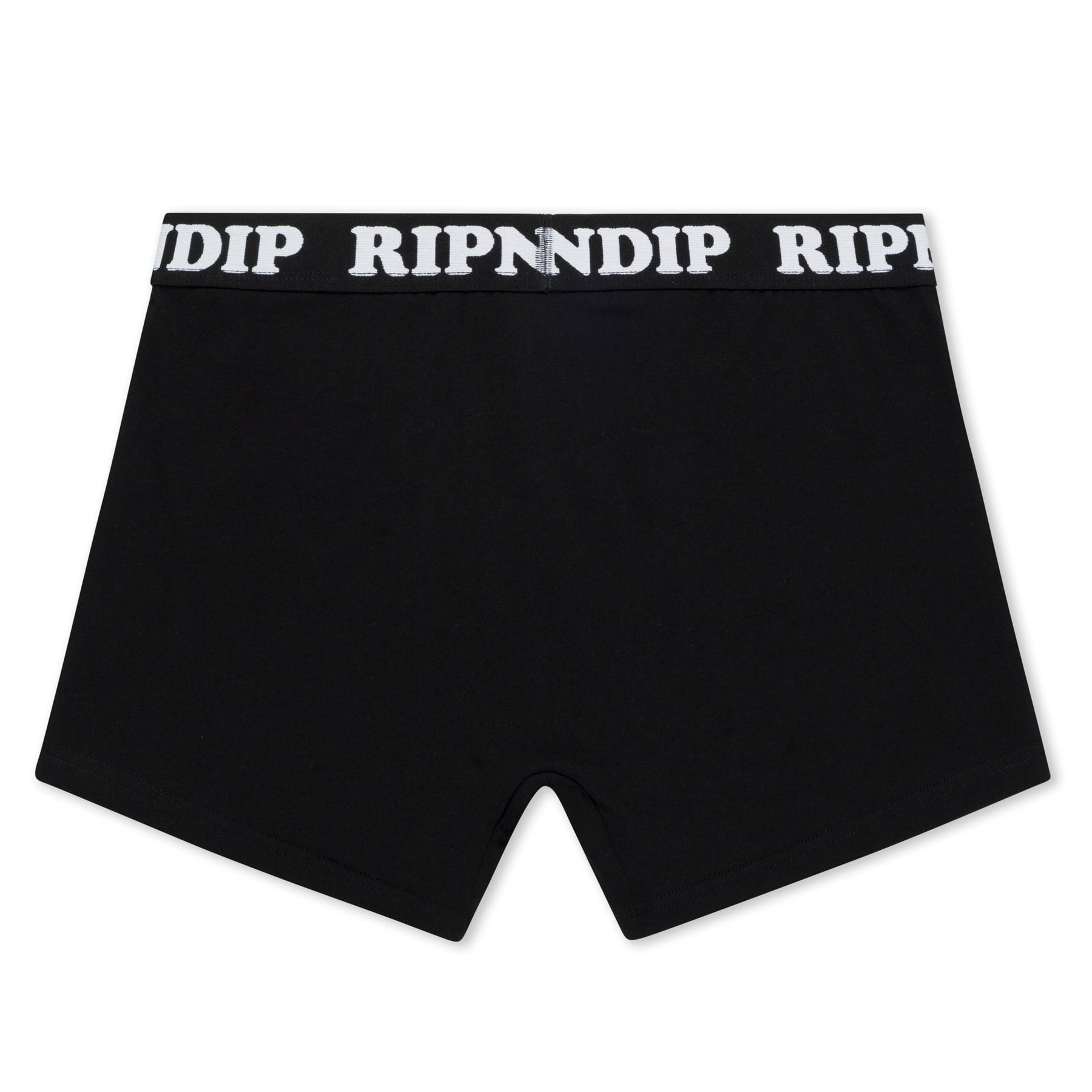 PEEKING SANTA NERM BOXERS (BLACK)