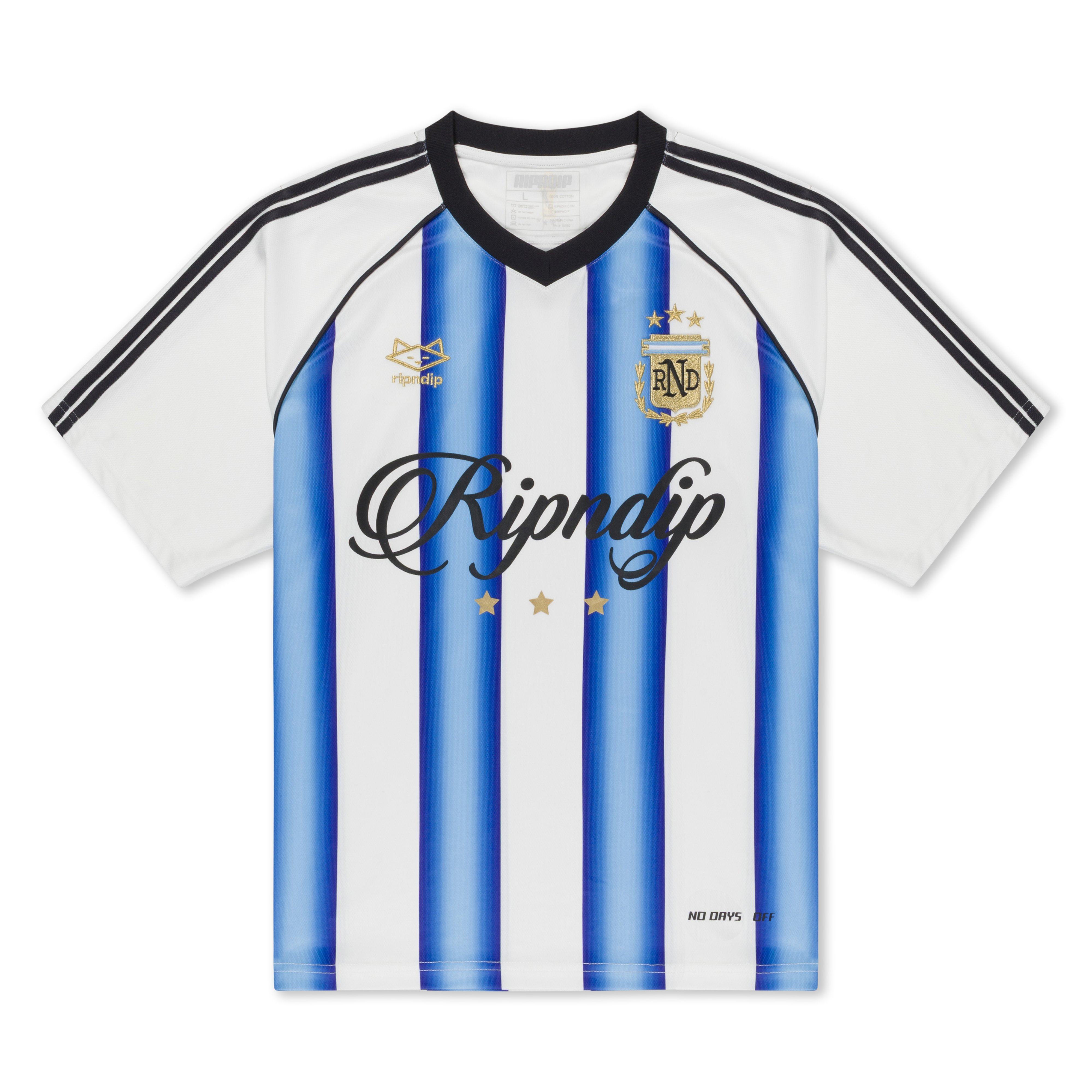 RND CUP ARGENTINA SOCCER JERSEY (WHITE / BLUE)