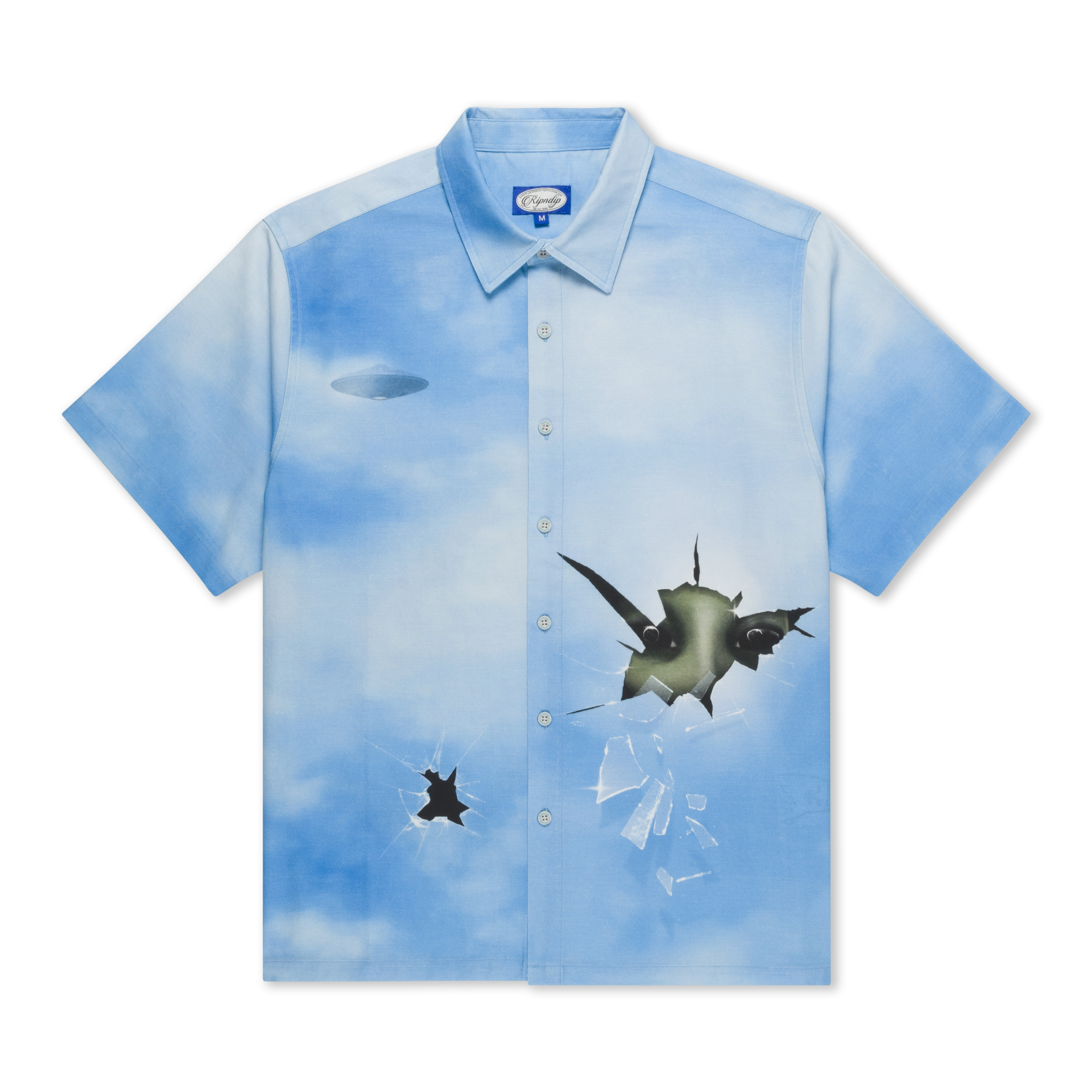 SHATTERED BUTTON UP (MULTI)